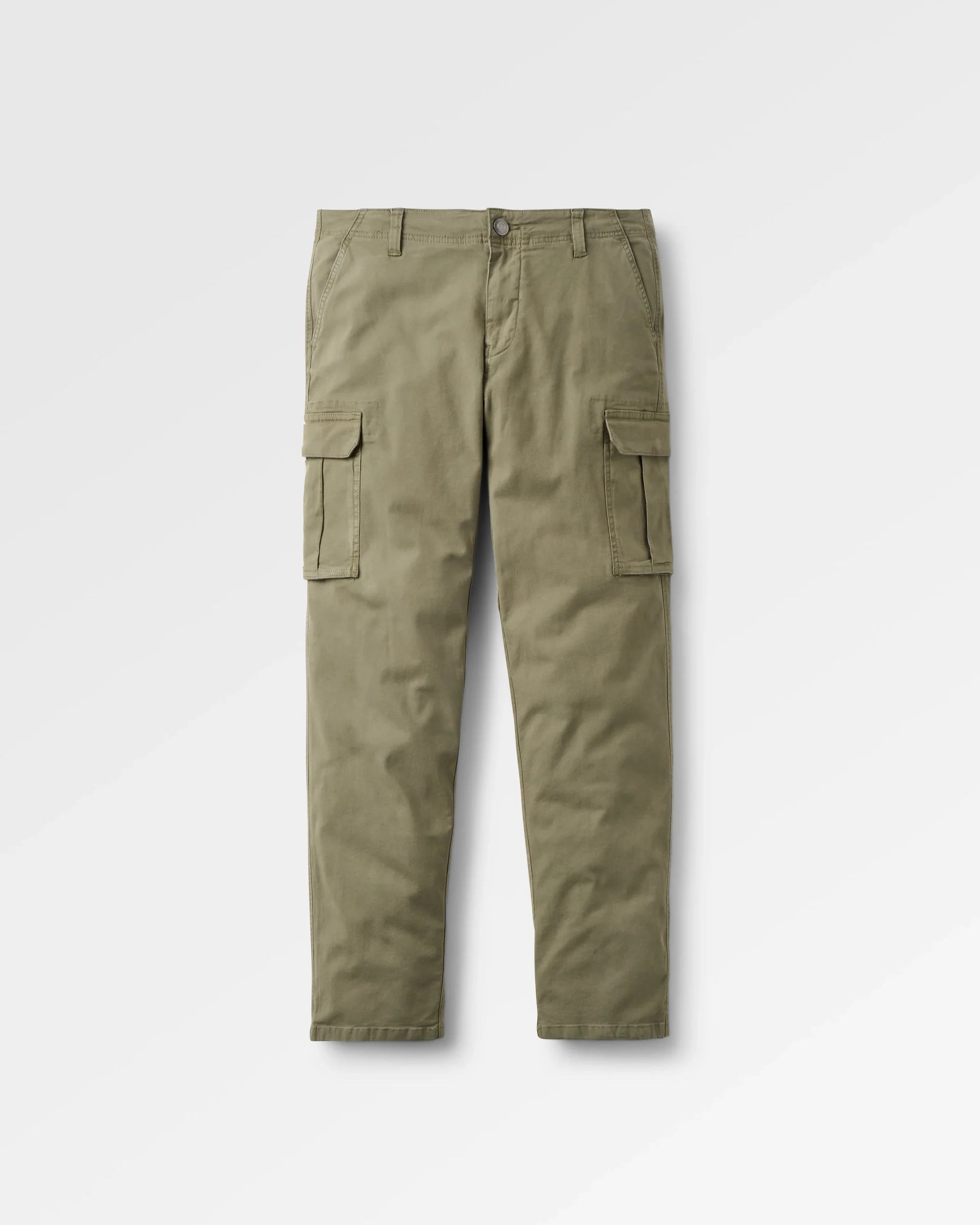 Lakeside Cargo Cotton Trouser - Dusty Olive - Image 2
