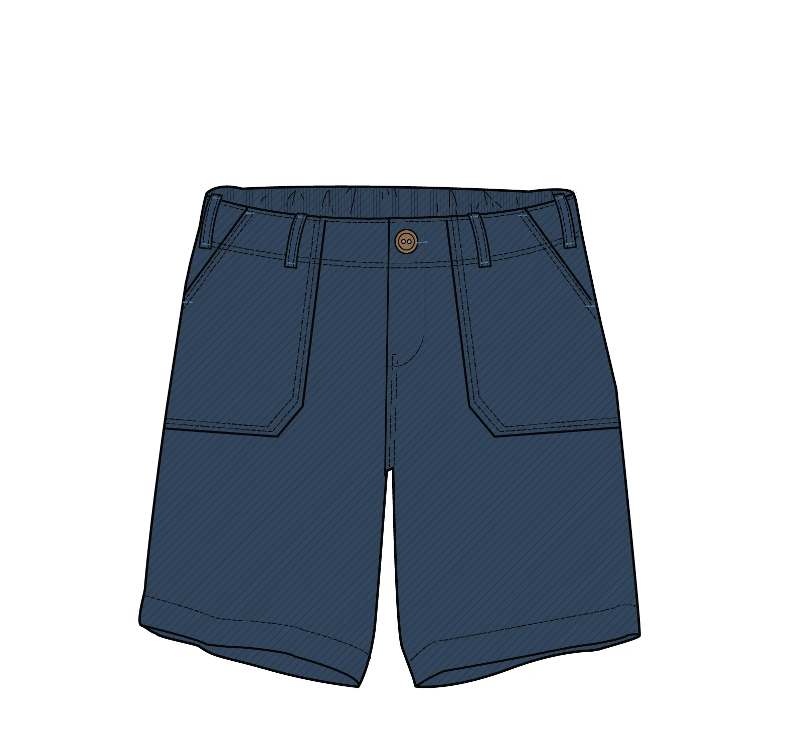 Lani Light Short - Dark Denim - Image 7