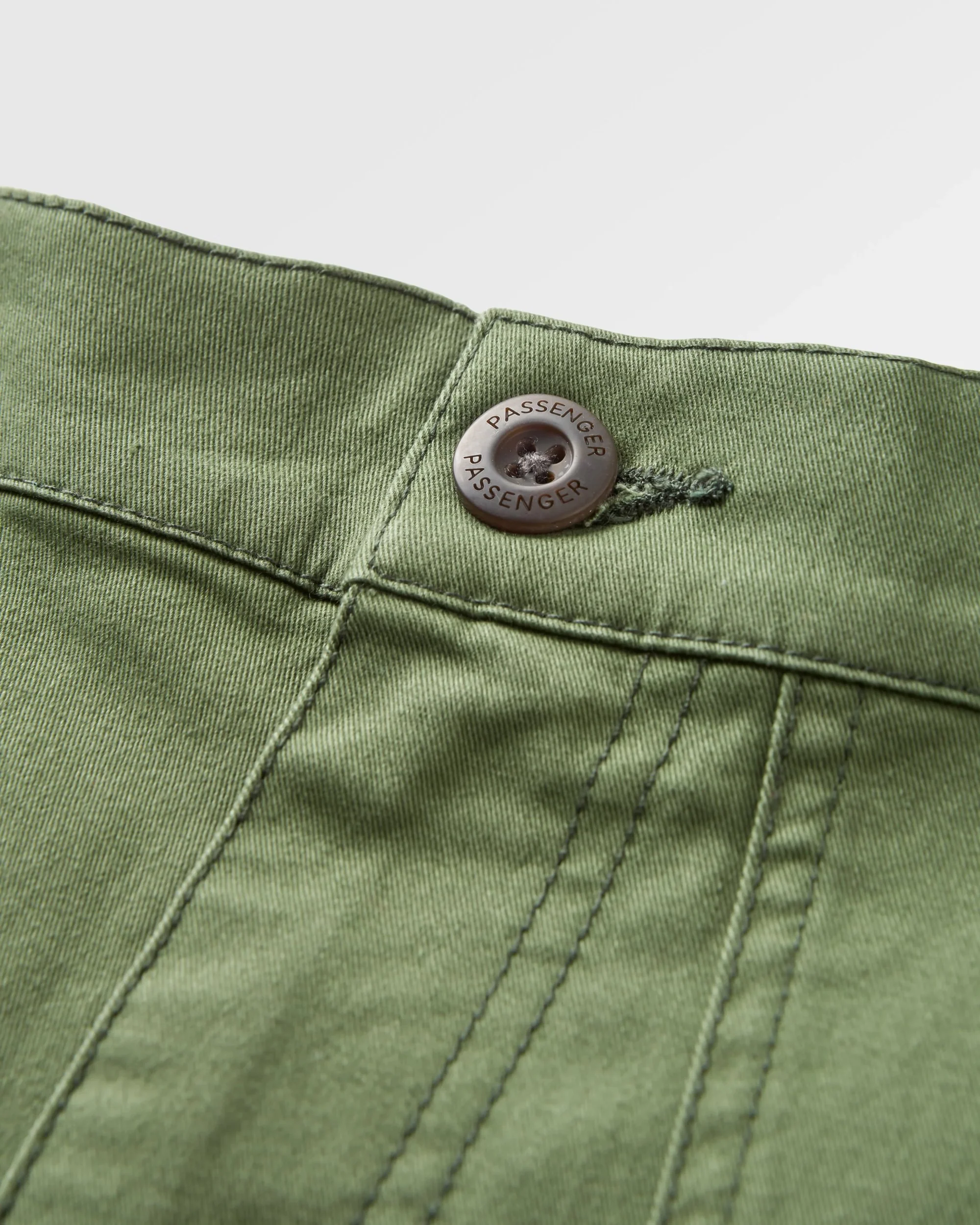Lani Organic Twill Long Short - Wild Green - Image 7