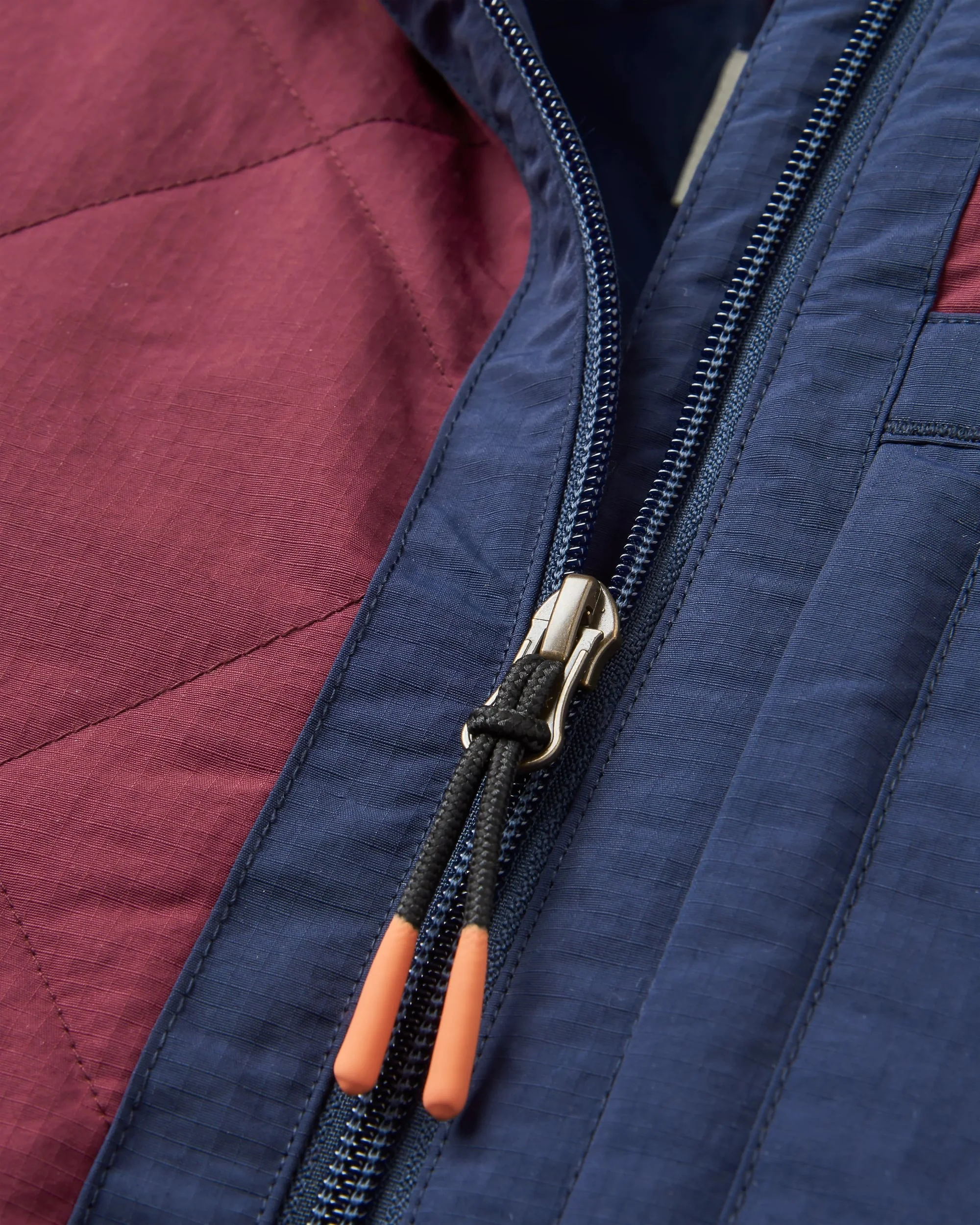 Lara Quilted Jacket - Toffee/Fig - Image 5