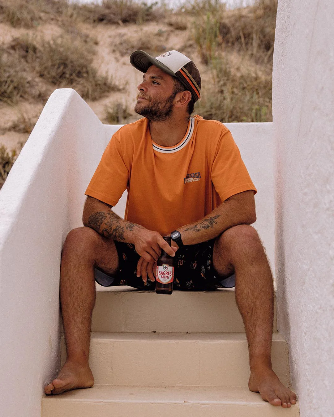 Lauca Relaxed Fit T-Shirt - Tangerine - Image 3
