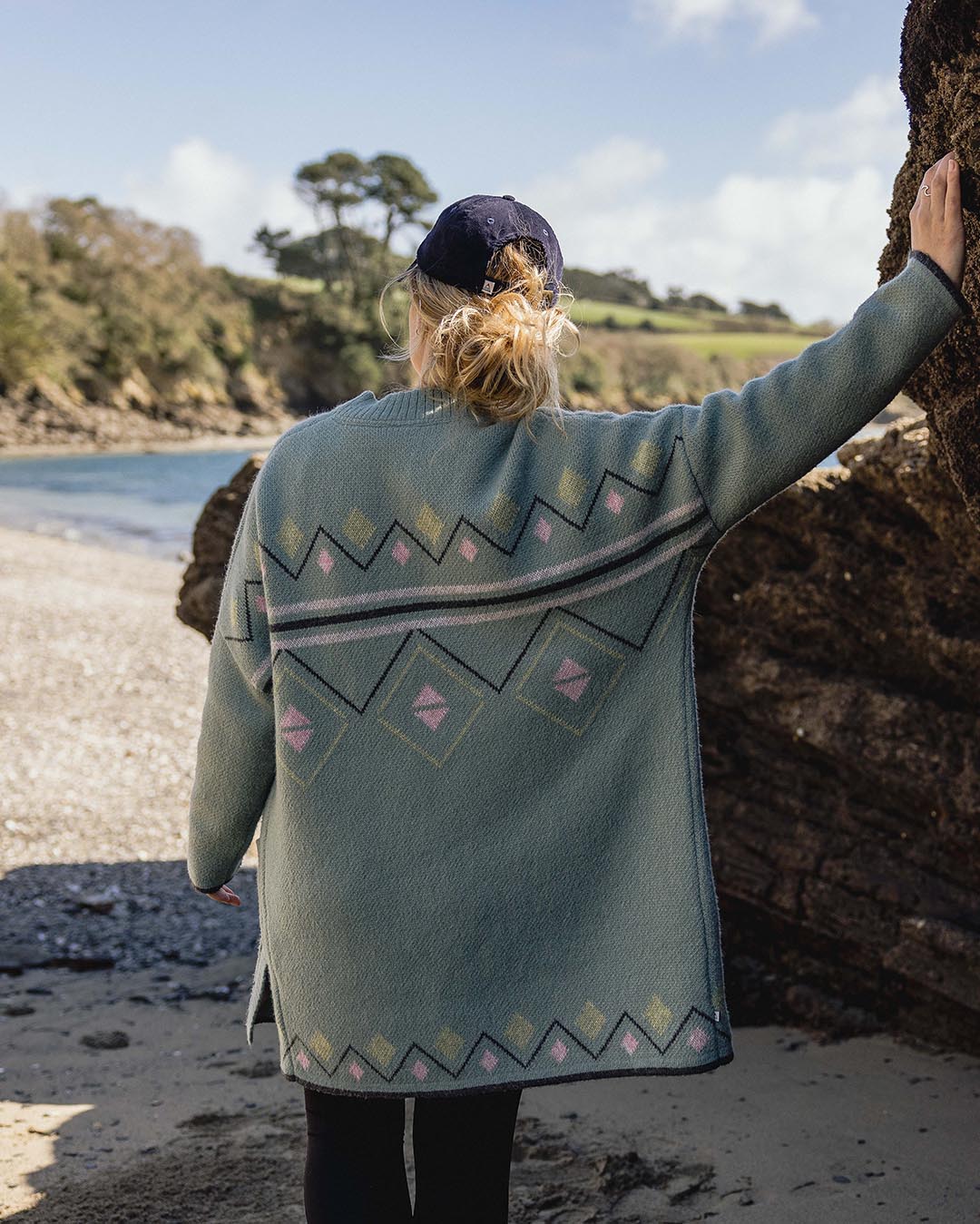 Leif Yarn Cardigan - Pistachio - Image 5