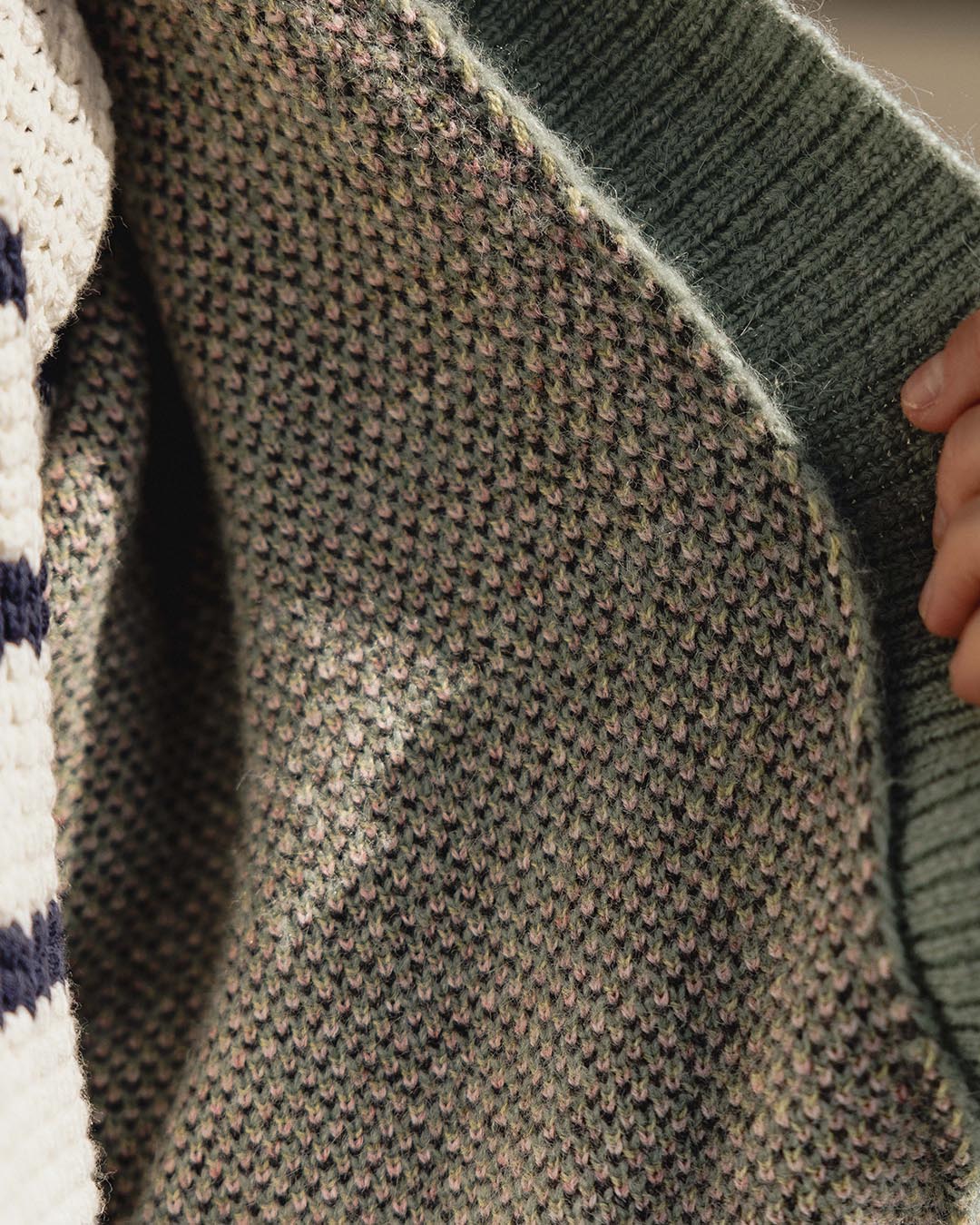 Leif Yarn Cardigan - Pistachio - Image 9