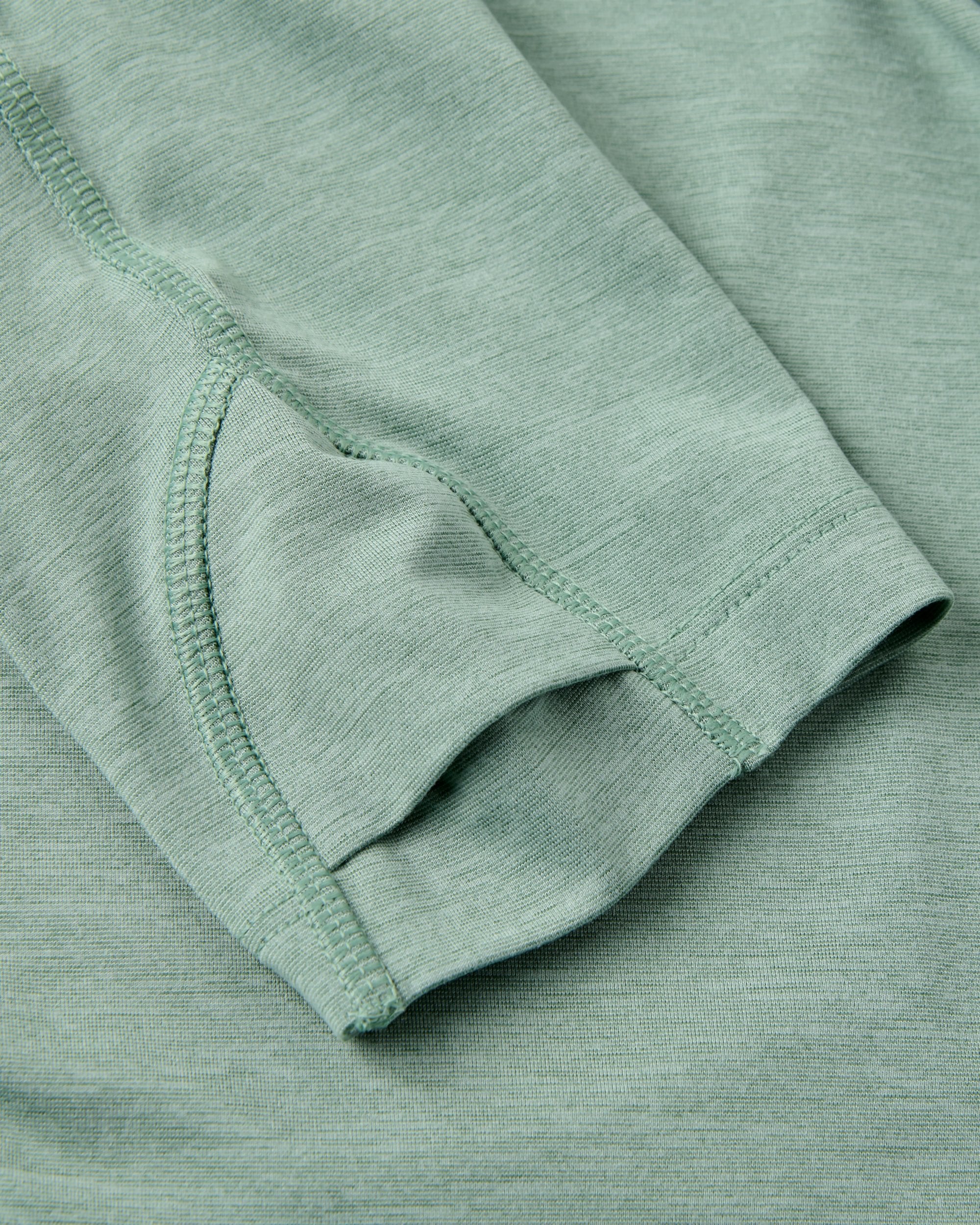 Light Ray Lightweight UPF50 LS T-Shirt - Pistachio Marl - Image 4