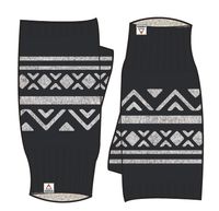 Lily Fleece Lined Fingerless Mittens - Black - Image 6