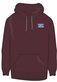 Love The Wild Hoodie - Wine - Image 6