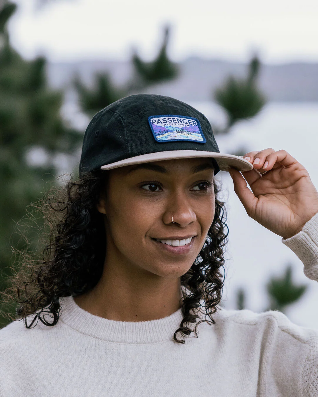 Love The Wild 5 Panel Cap - Black - Image 2