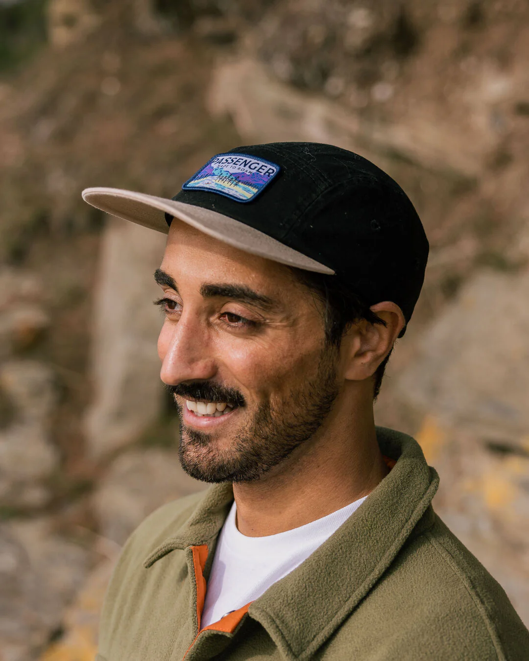 Love The Wild 5 Panel Cap - Black - Image 4
