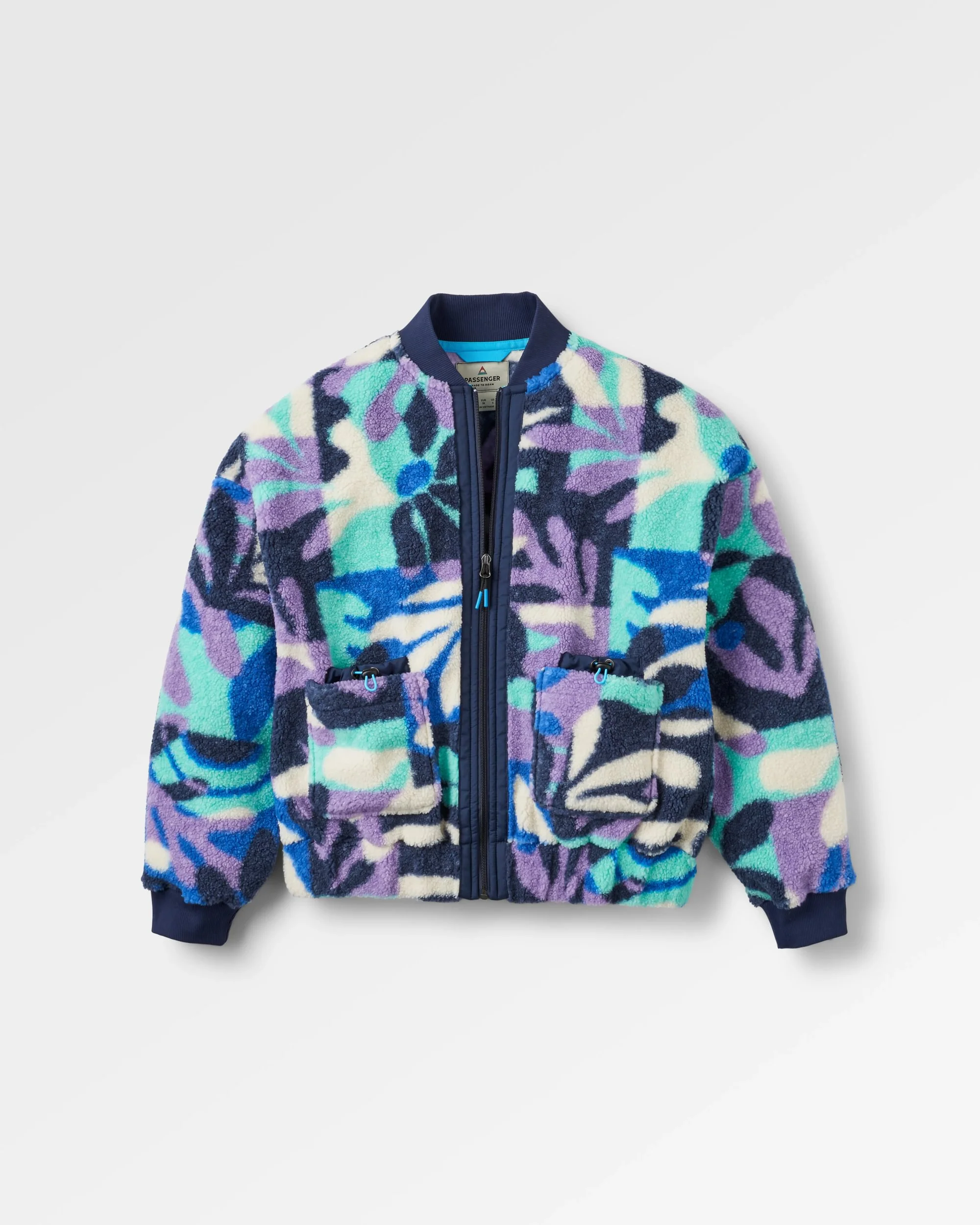 Lucia Sherpa Fleece - Mountain Foliage Purple - Image 2