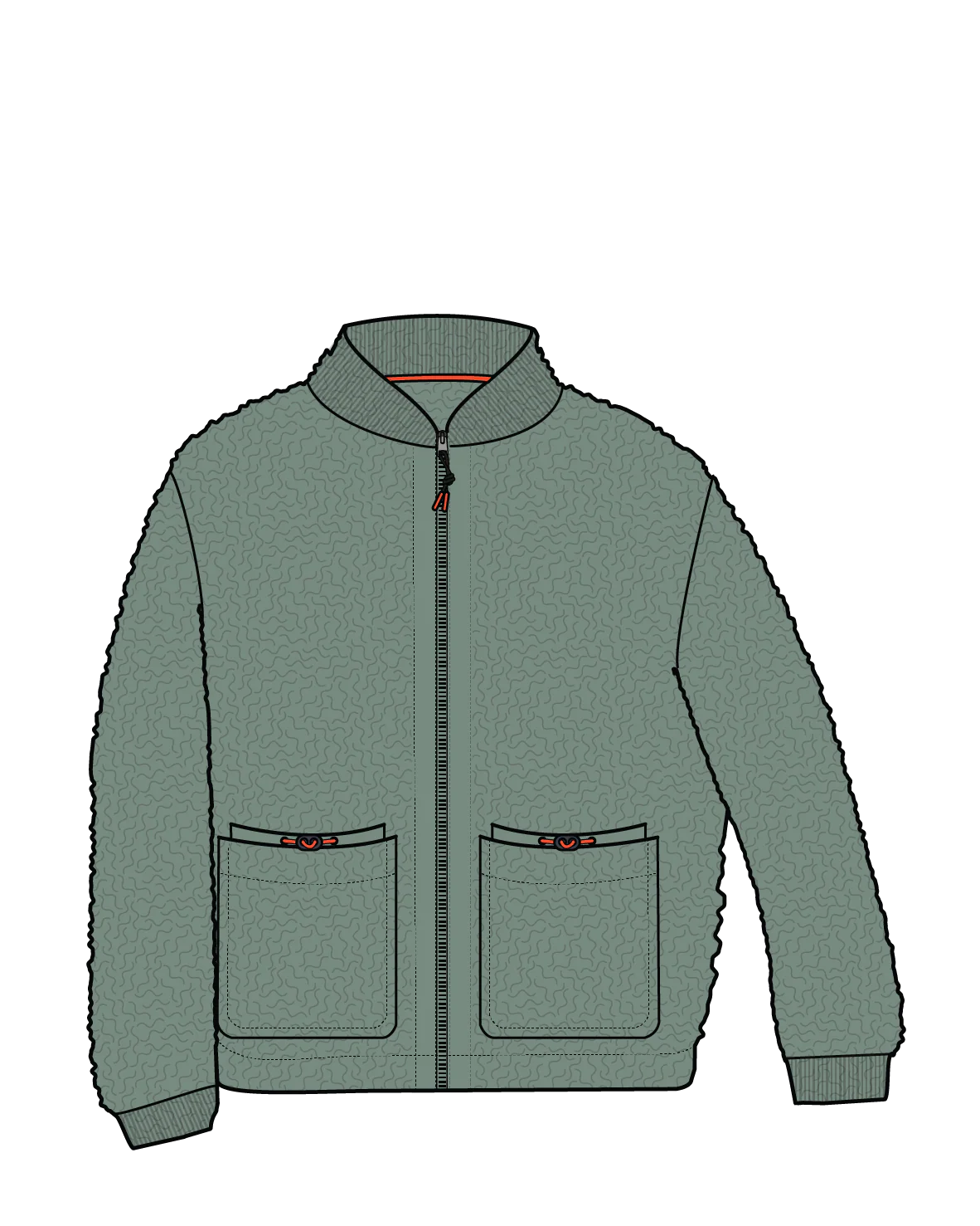 Lucia Sherpa Fleece - Pistachio - Image 7