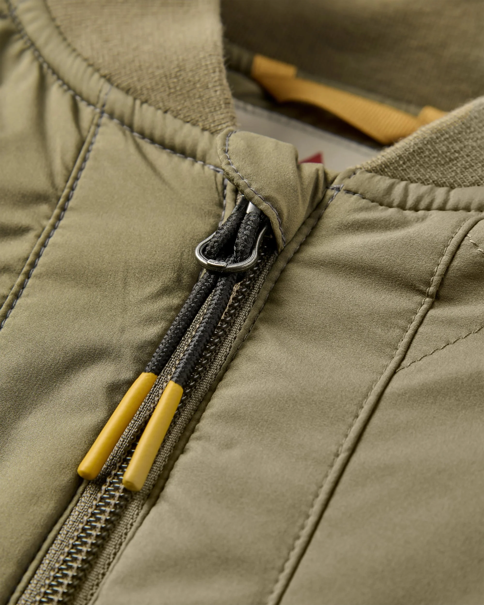 Lucia Sherpa Lined Bomber Jacket - Dusty Olive - Image 7