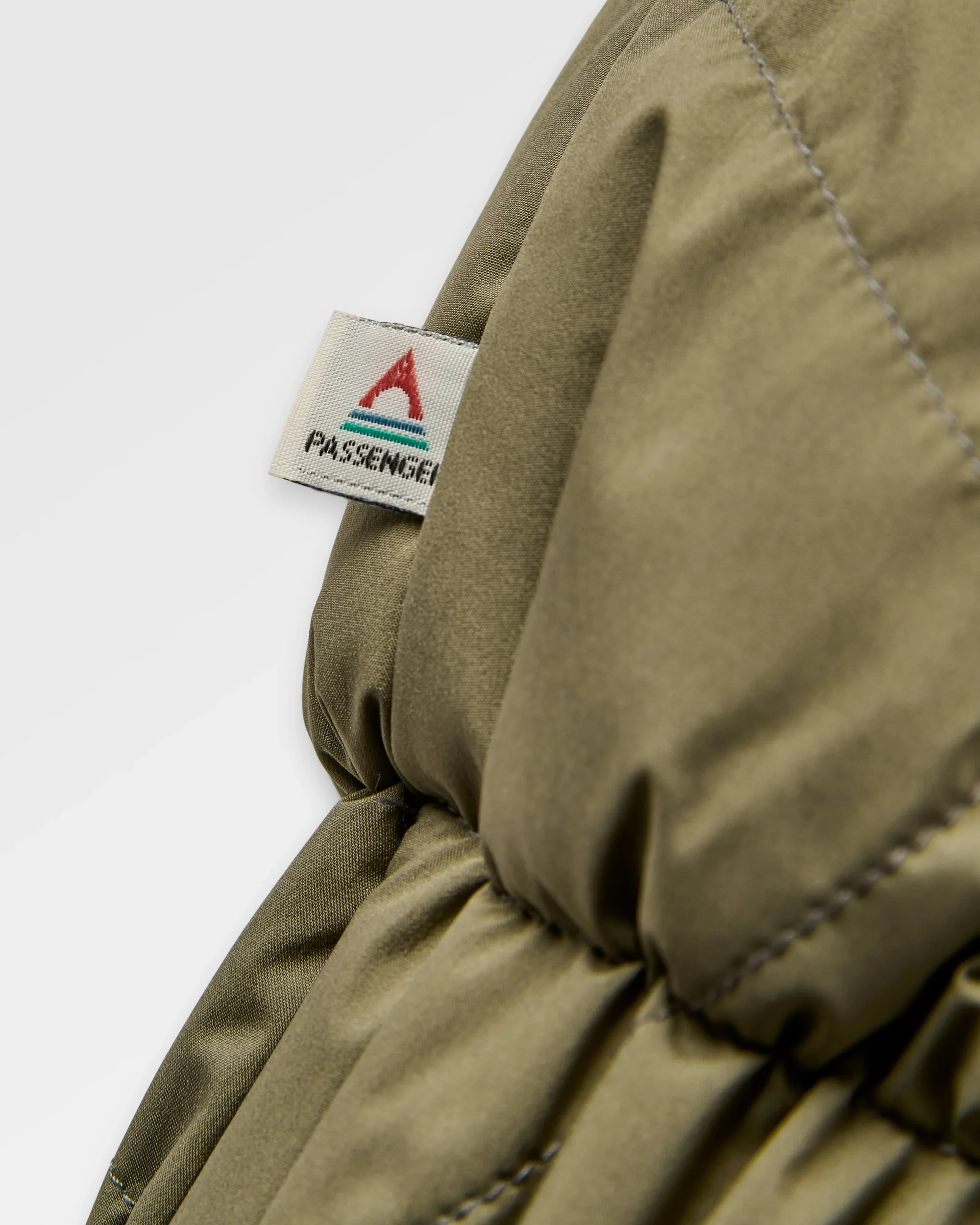 Lucia Sherpa Lined Bomber Jacket - Dusty Olive - Image 8