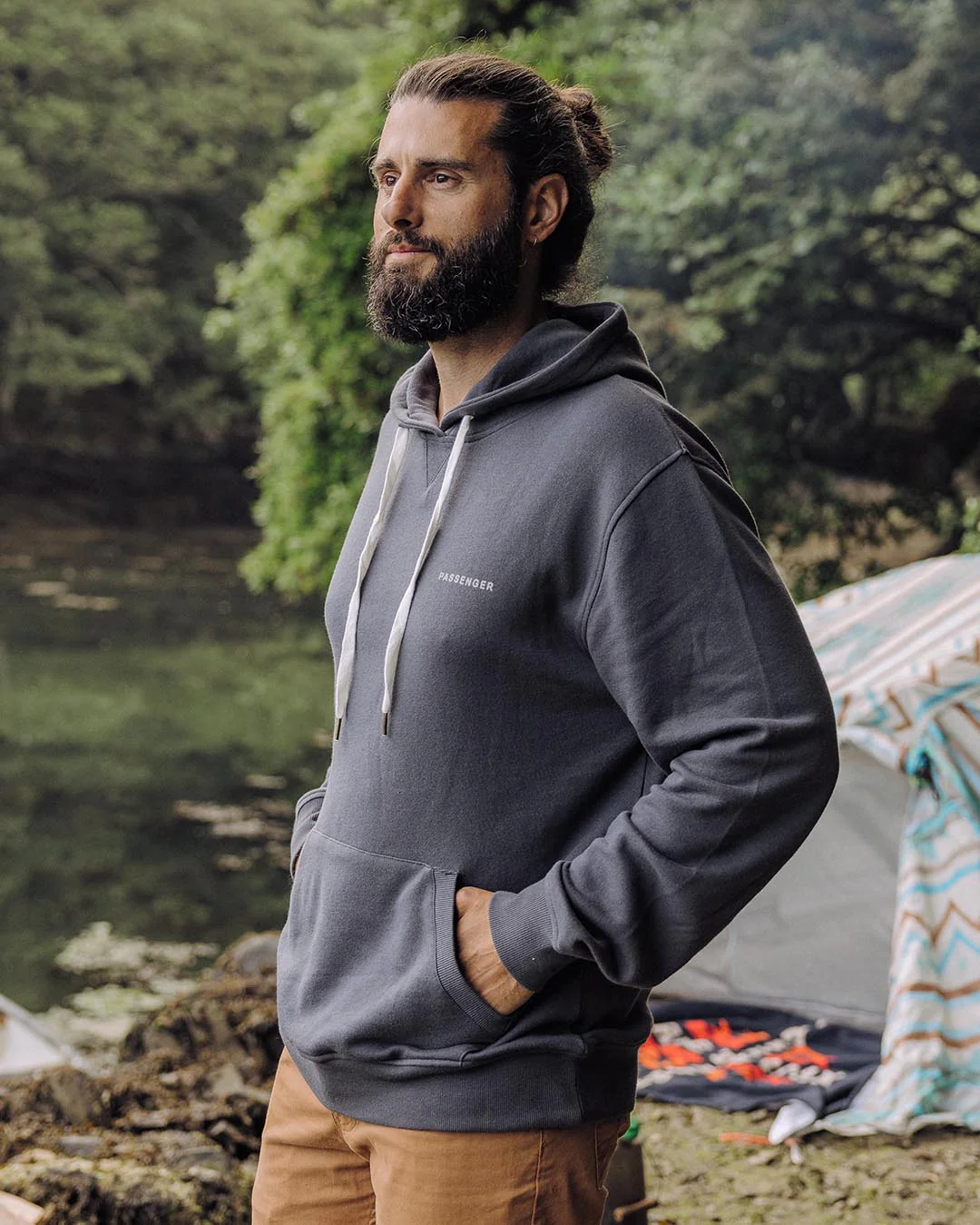 Made To Roam Hoodie - Faded Black - Image 2