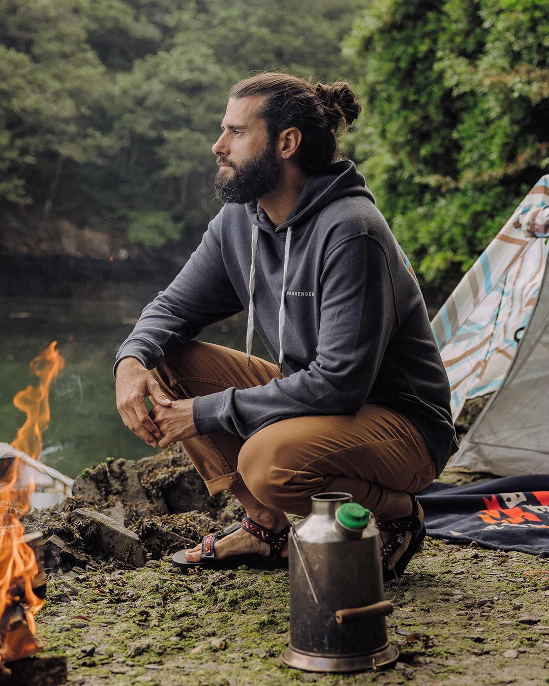Made To Roam Hoodie - Faded Black - Image 3
