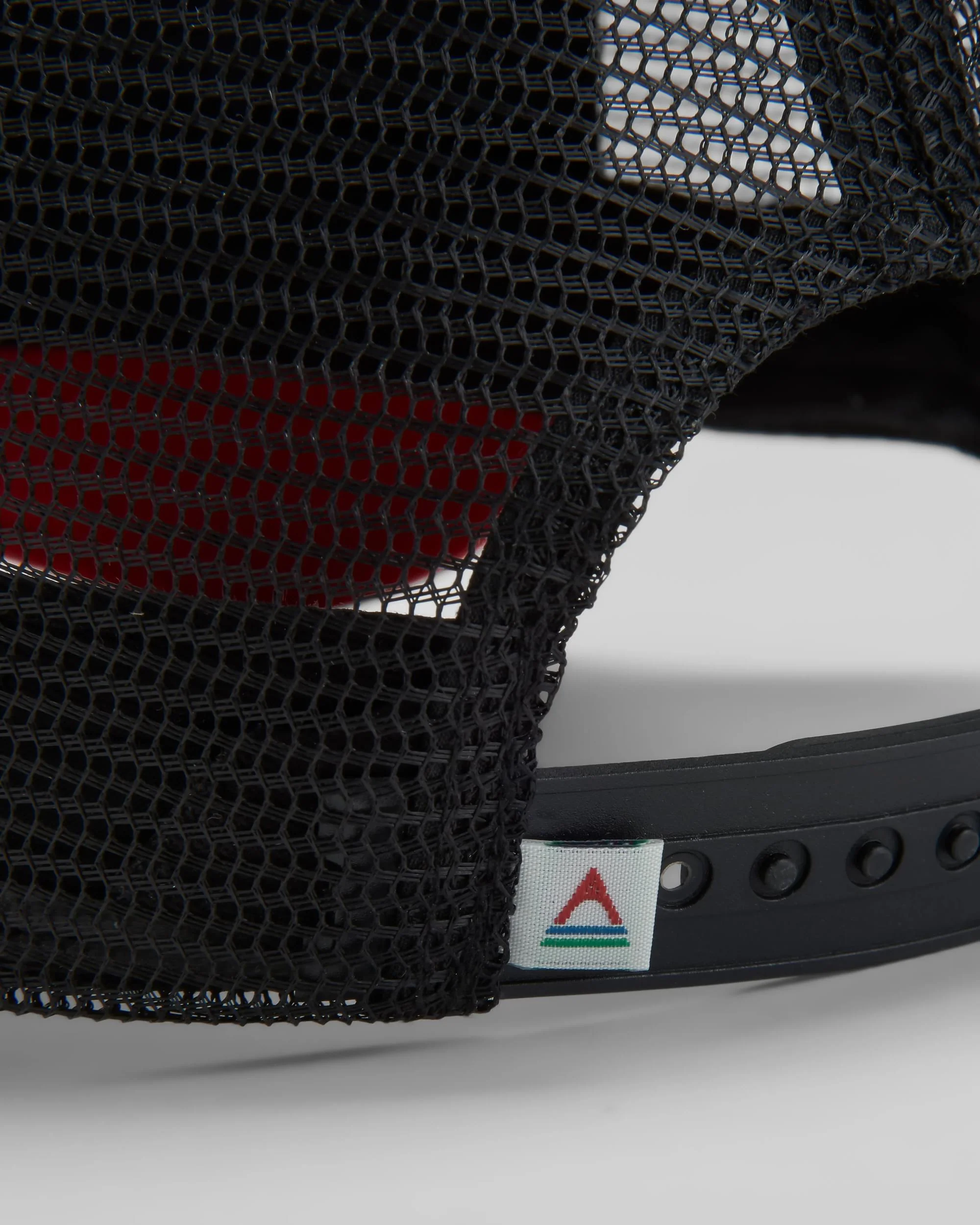 Made To Roam Trucker Cap - Black/Red Spice - Image 5