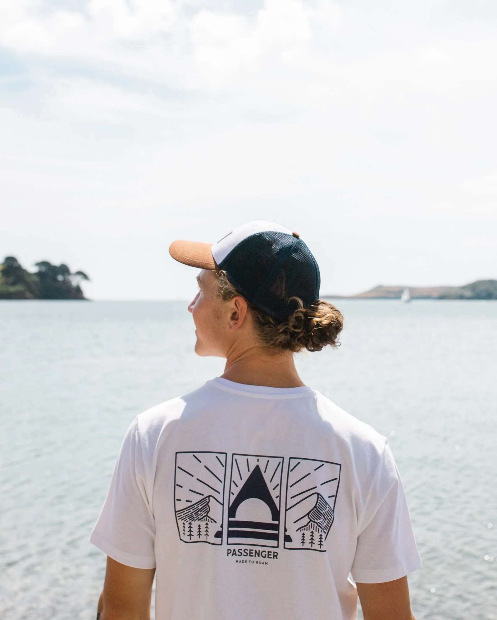 Made To Roam Trucker Cap - Rich Navy/Rubber - Image 5