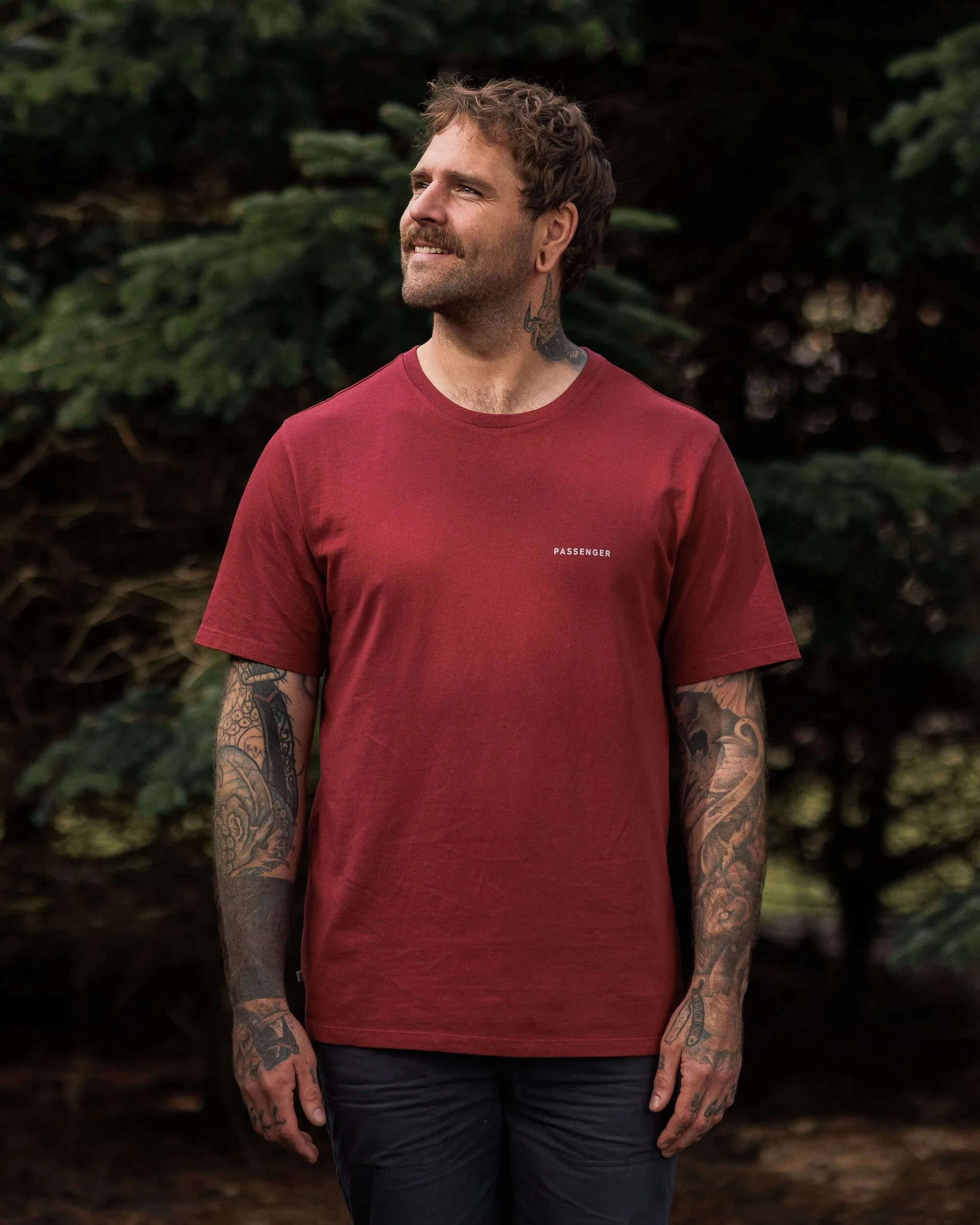 Made To Roam T-Shirt - Forest Berry - Image 3