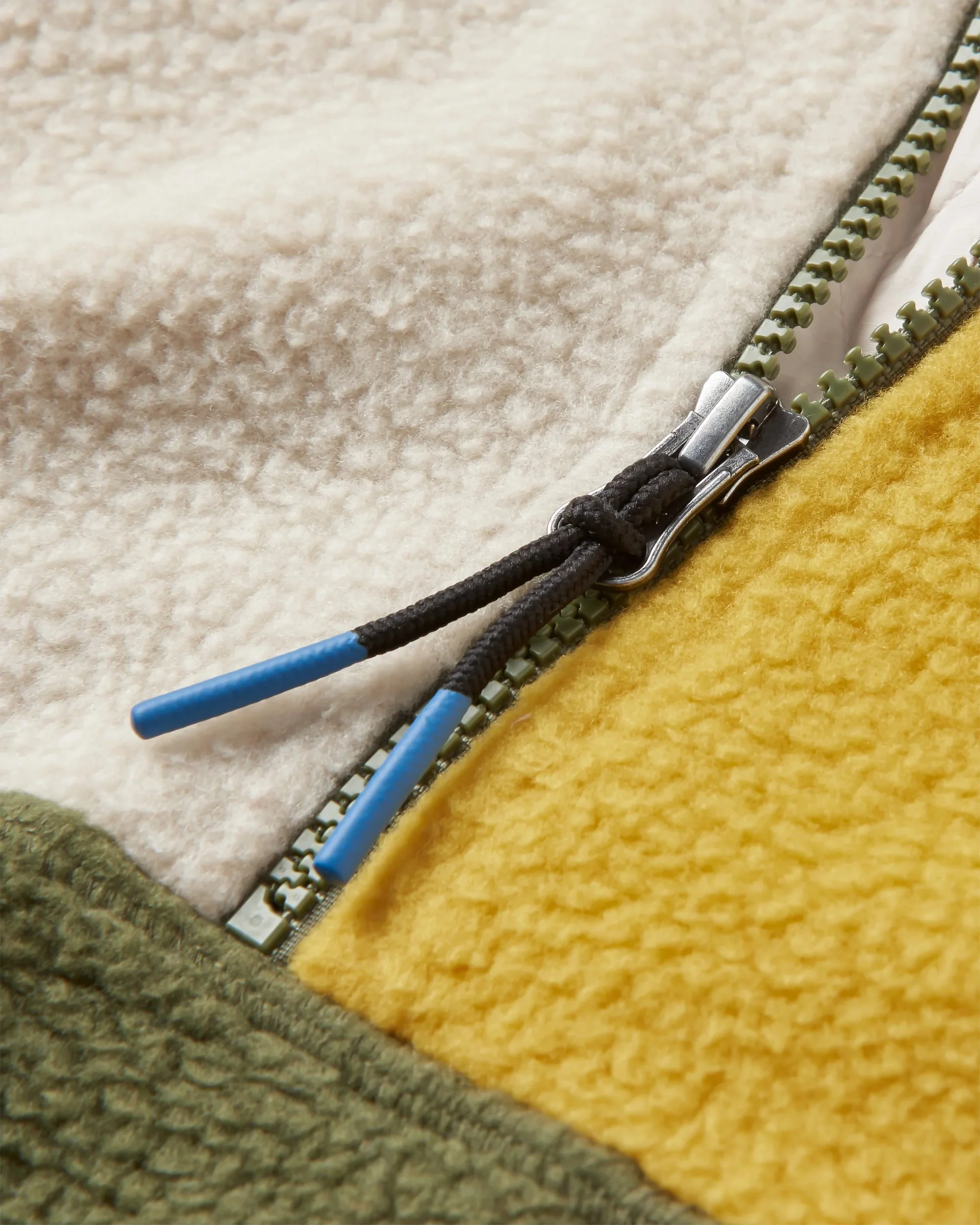 Maine 1/2 Zip Sherpa Fleece - Khaki - Image 5