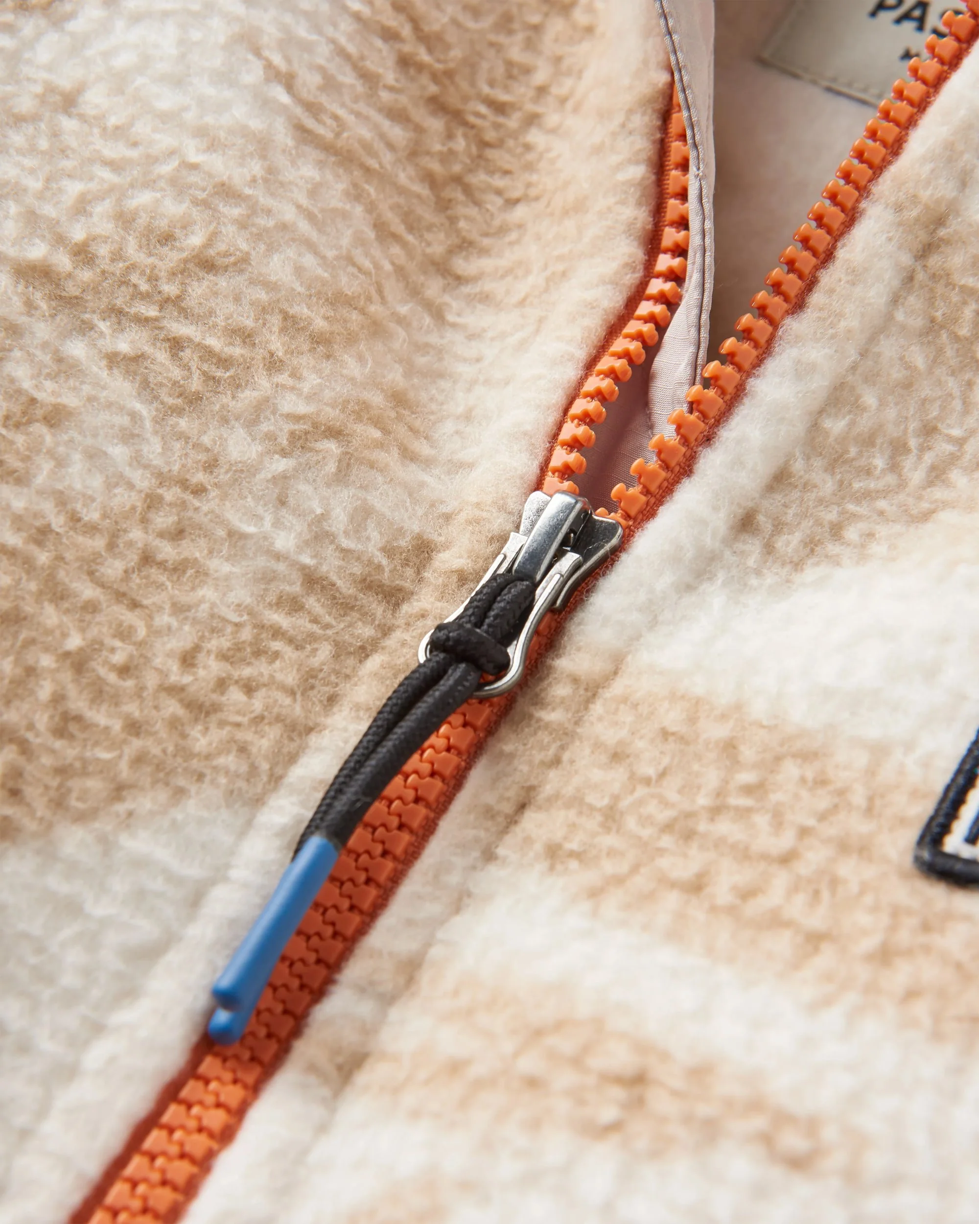 Maine 1/2 Zip Sherpa Fleece - Abstract Mountain Birch - Image 7
