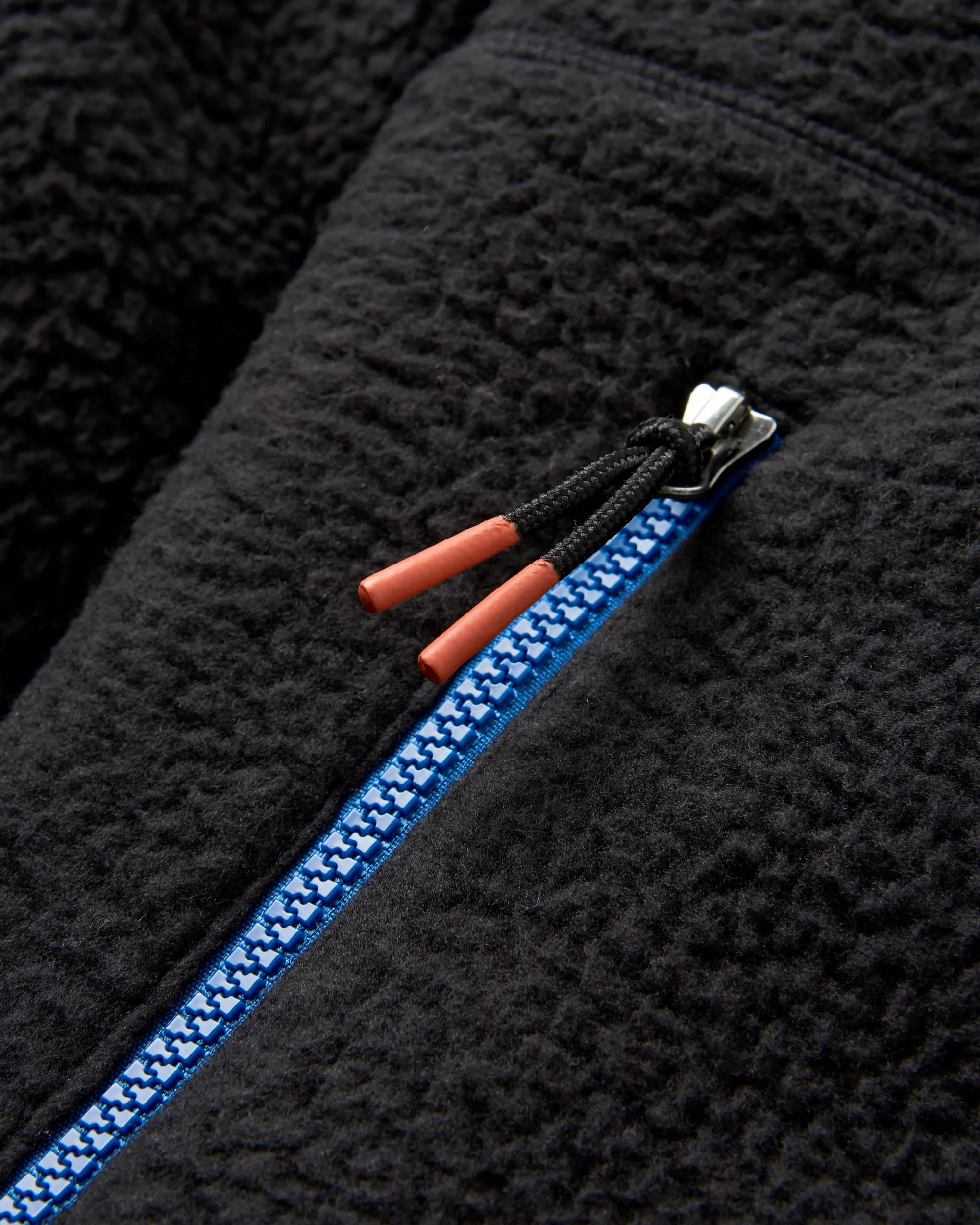 Maine 1/2 Zip Sherpa Fleece - Black - Image 3