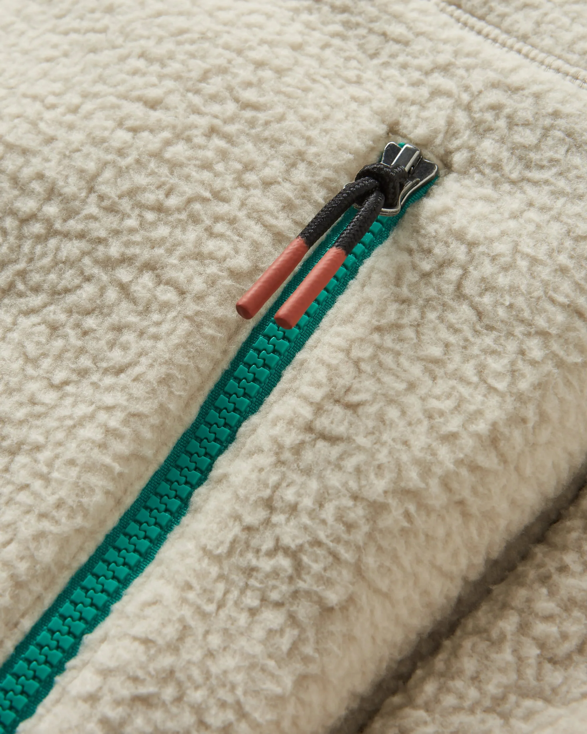 Maine 1/2 Zip Sherpa Fleece - Oatmeal - Image 6