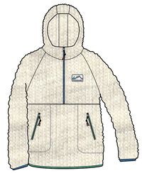 Maine 1/2 Zip Sherpa Fleece - Oatmeal - Image 10