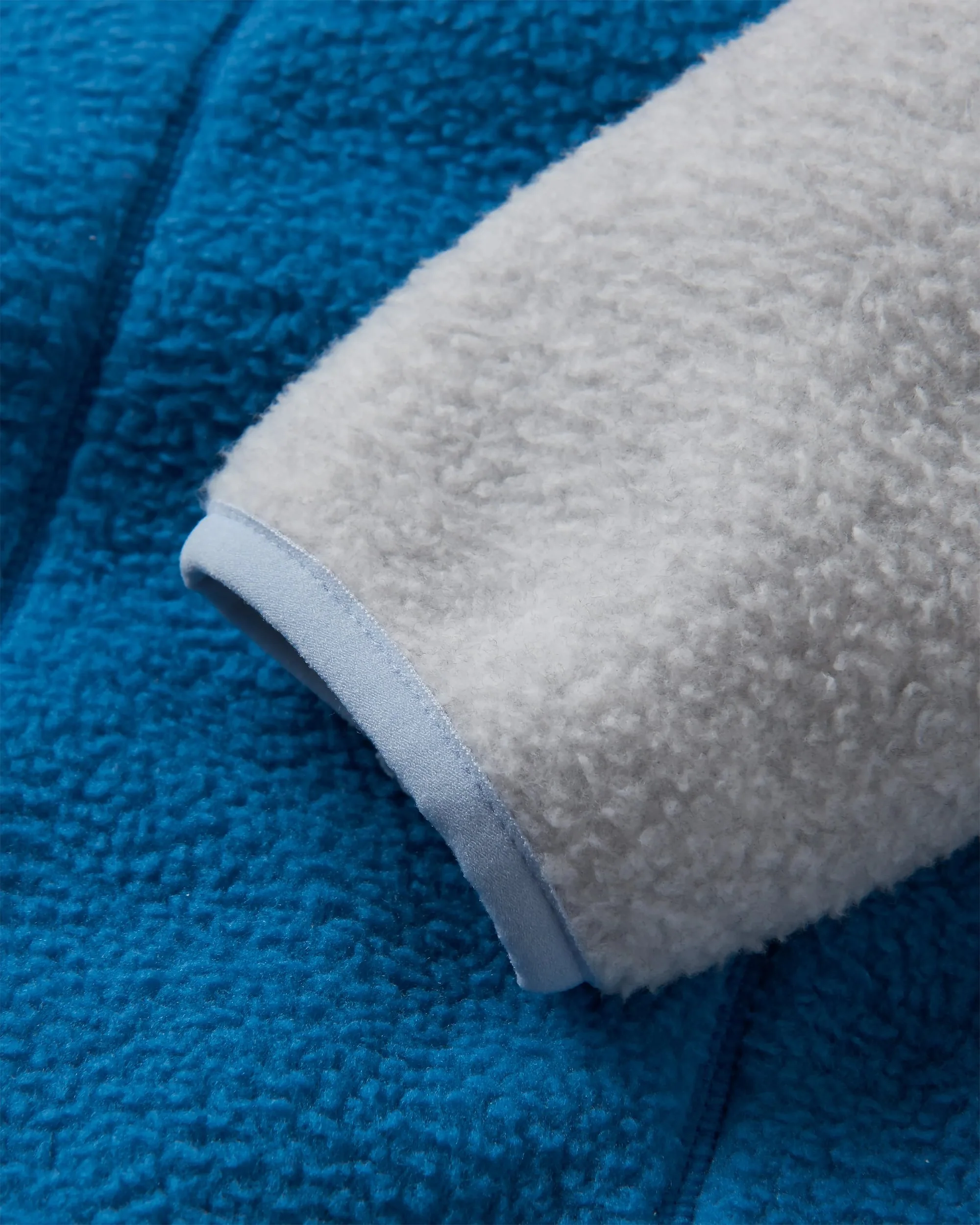 Maine 1/2 Zip Sherpa Fleece - Blue Steel - Image 8