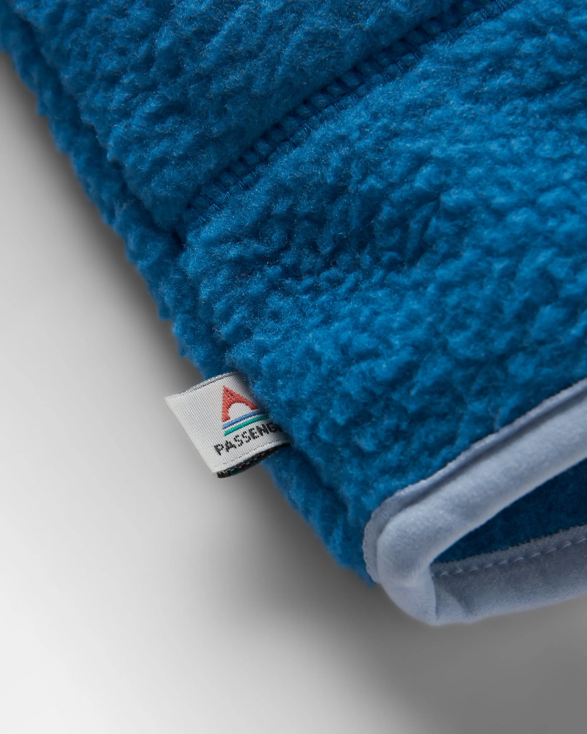 Maine 1/2 Zip Sherpa Fleece - Blue Steel - Image 9