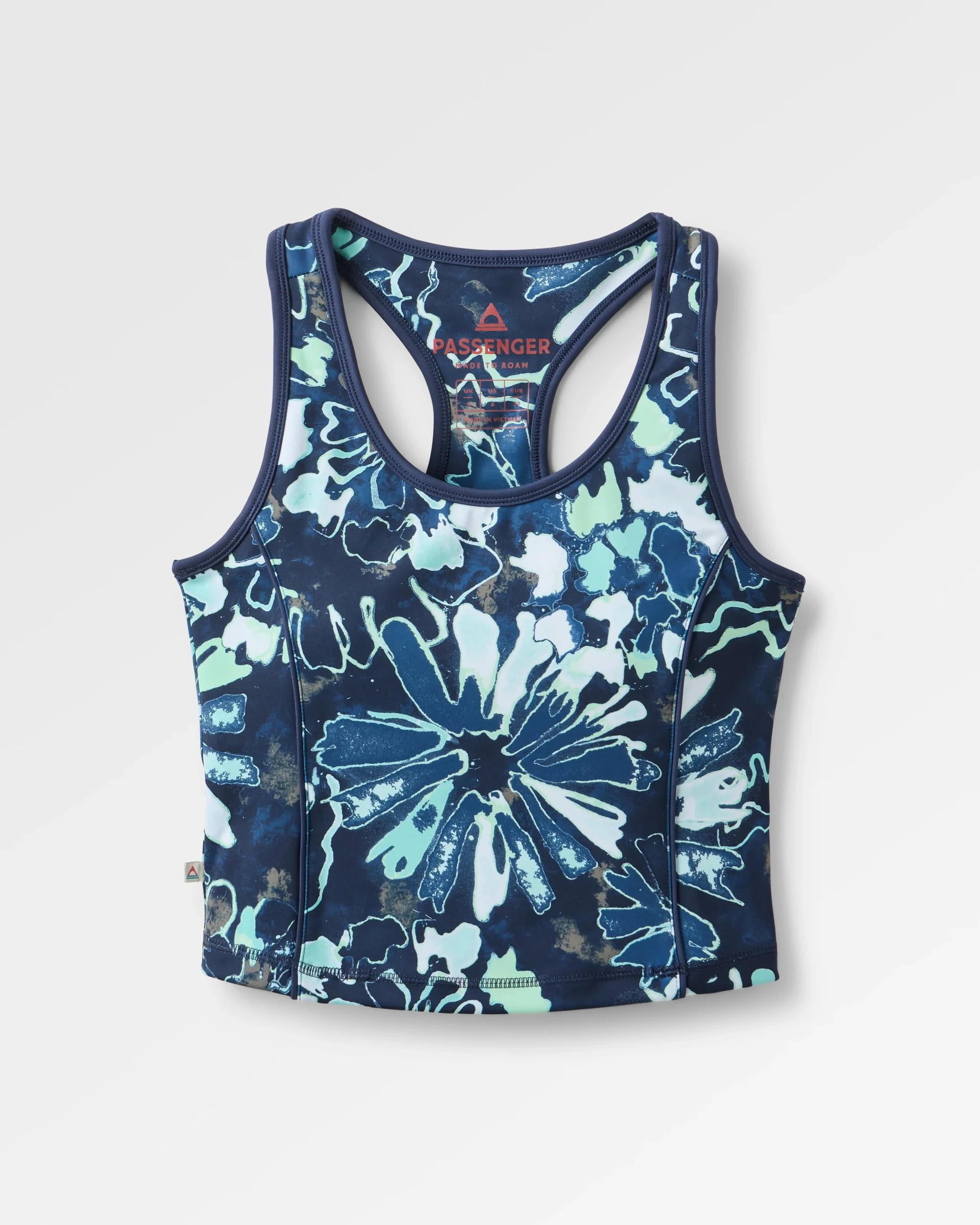 Mantra Active Crop Top - Frost Ice Blue - Image 2