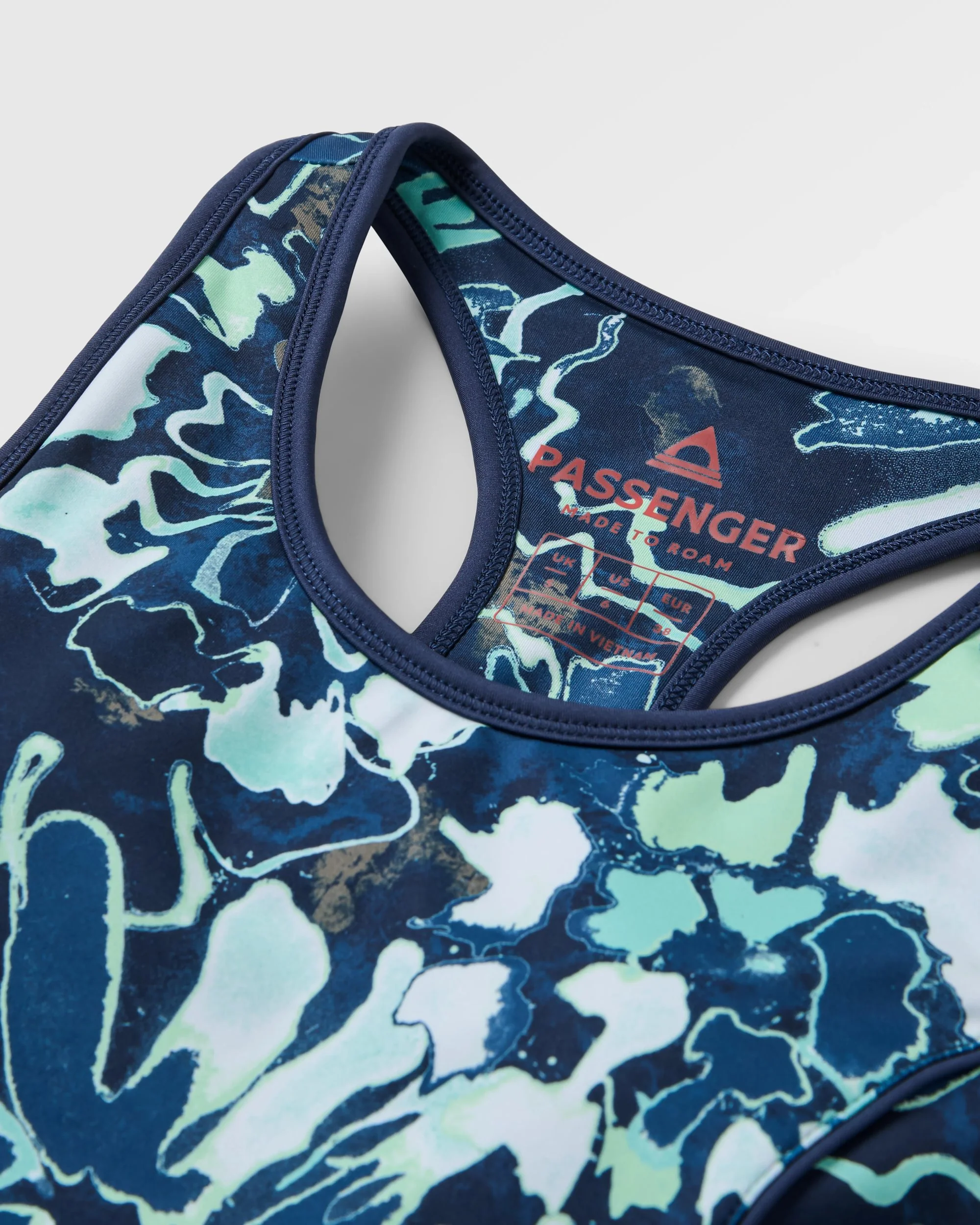Mantra Active Crop Top - Frost Ice Blue - Image 5