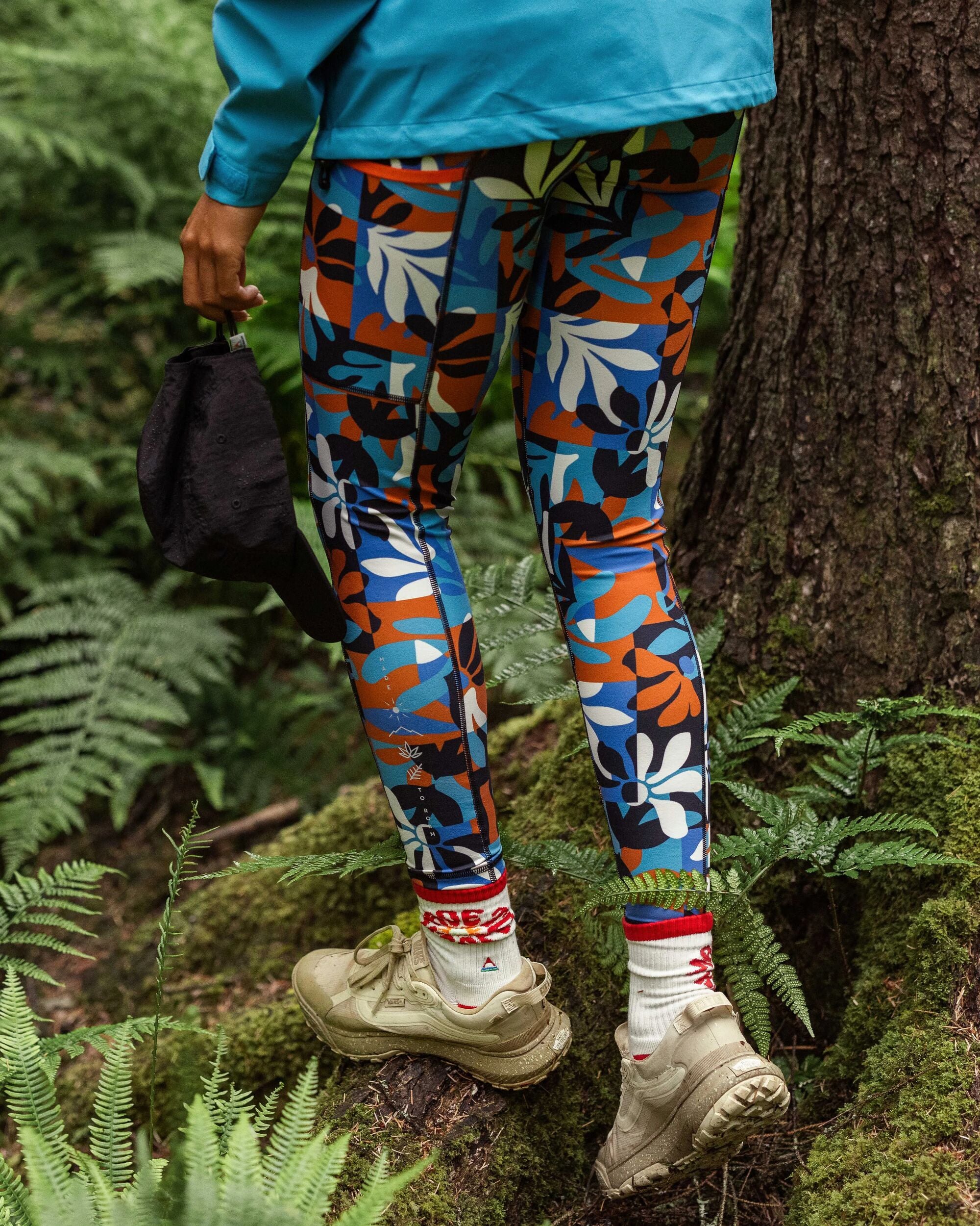 Mantra Active Legging - Mountain Foliage Blue - Image 3