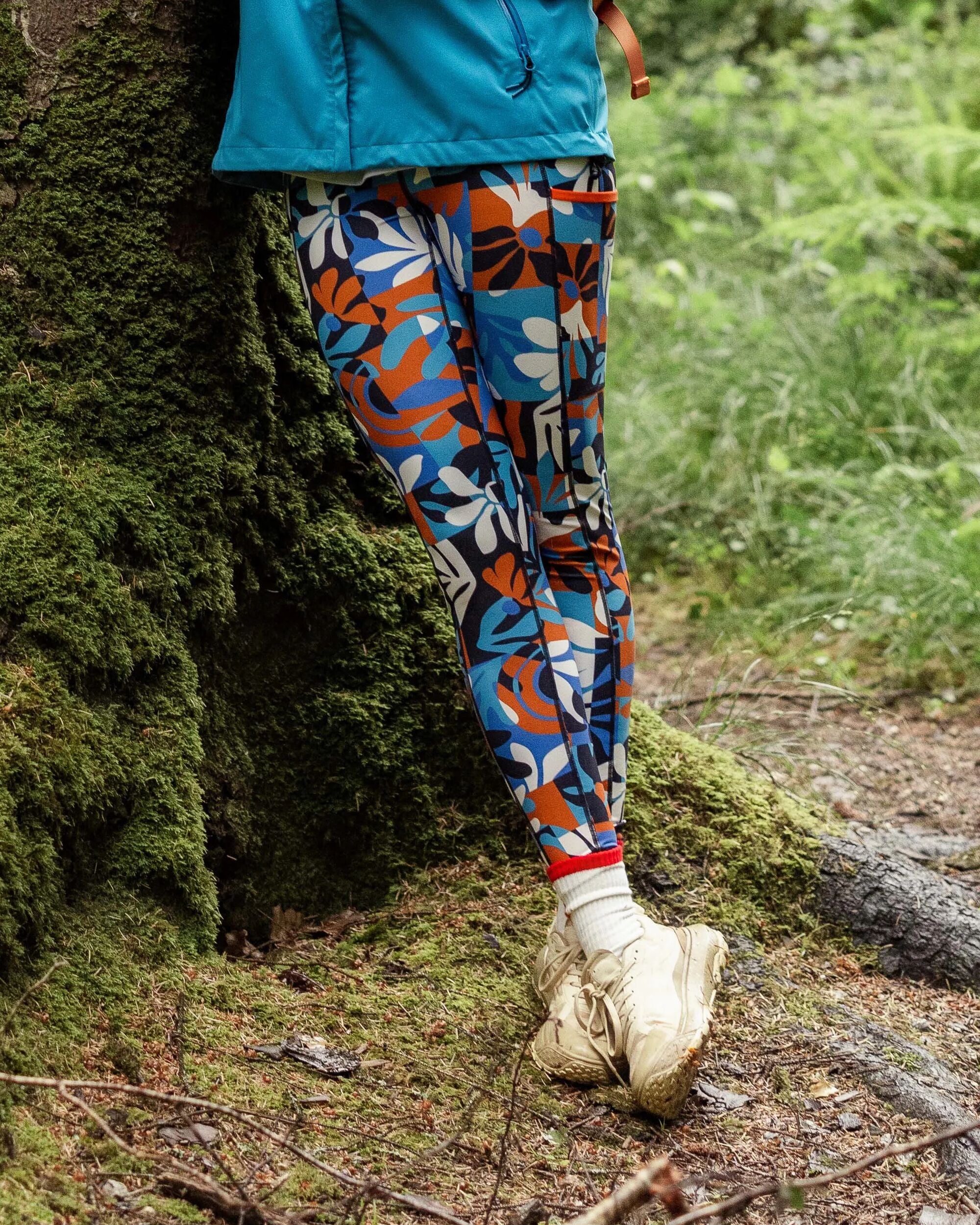 Mantra Active Legging - Mountain Foliage Blue - Image 4