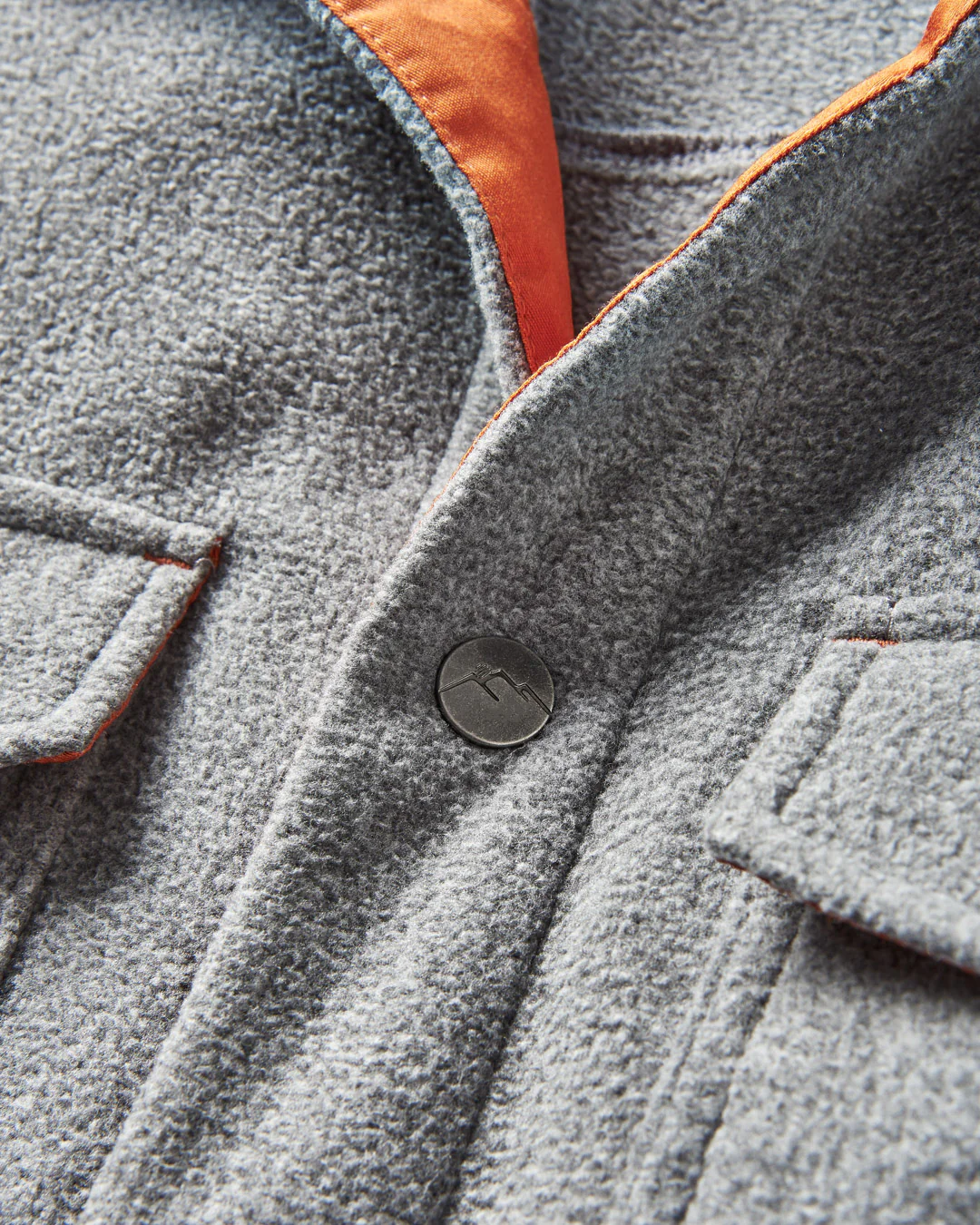 Maple Polar Fleece Shirt - Grey Marl - Image 2