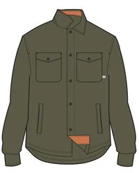 Maple Polar Fleece Shirt - Khaki - Image 11