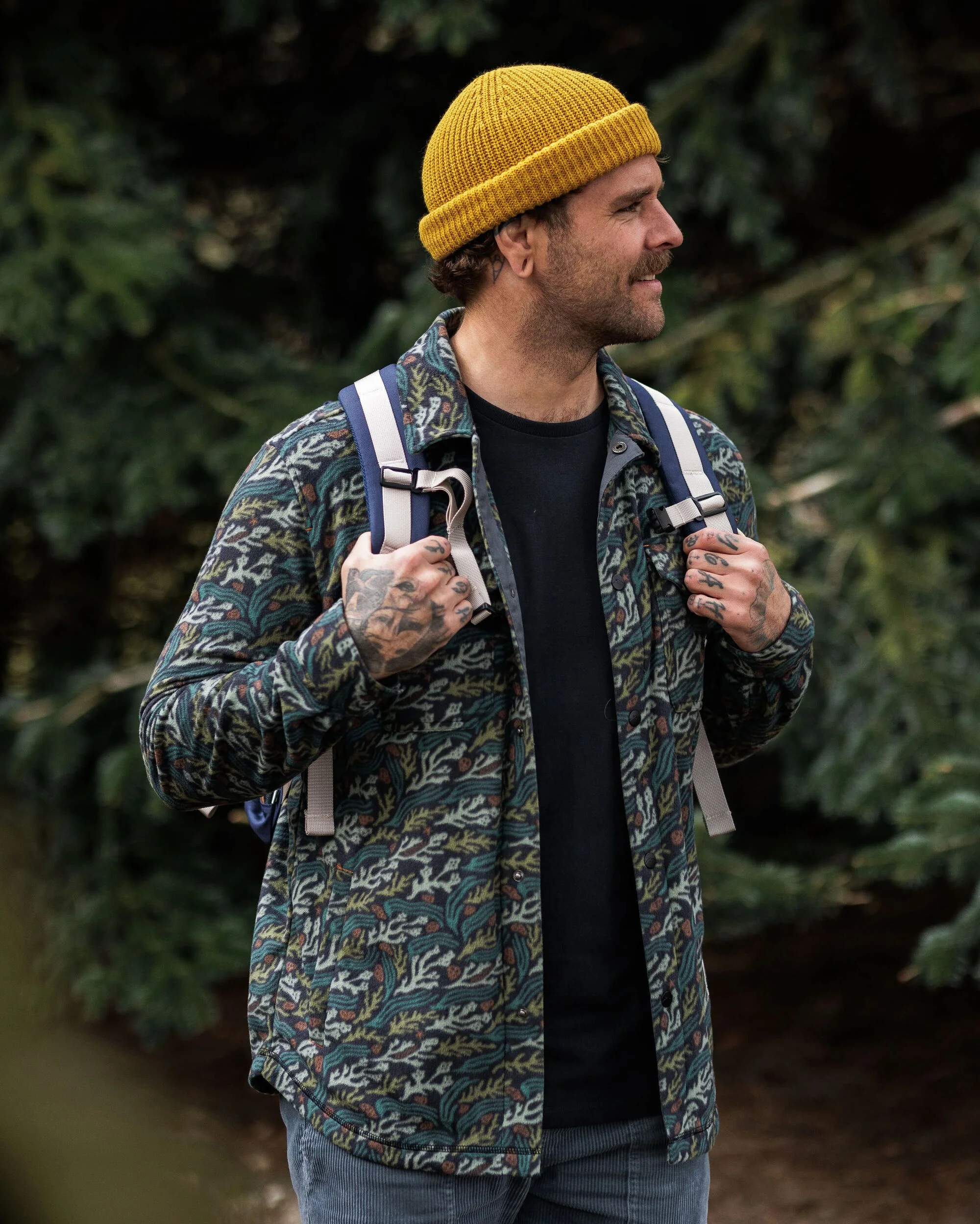 Maple Polar Fleece Shirt - Ocean Current Black - Image 6