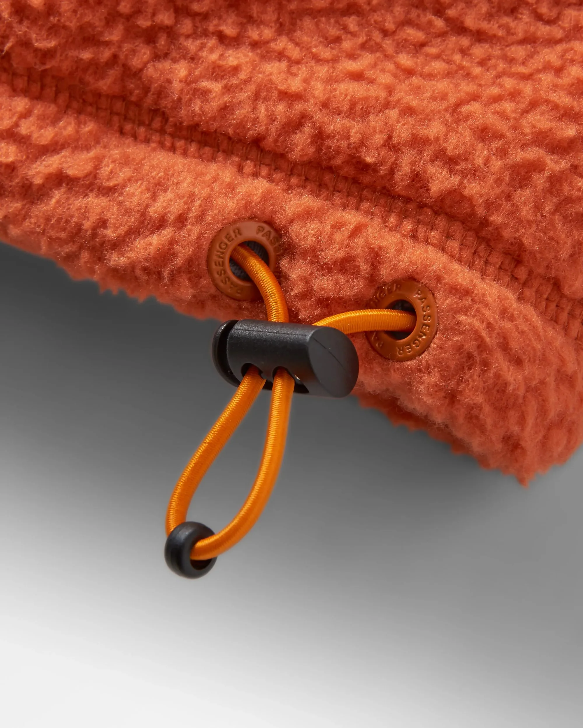 Maren 1/2 Zip Sherpa Fleece - Burnt Orange - Image 9