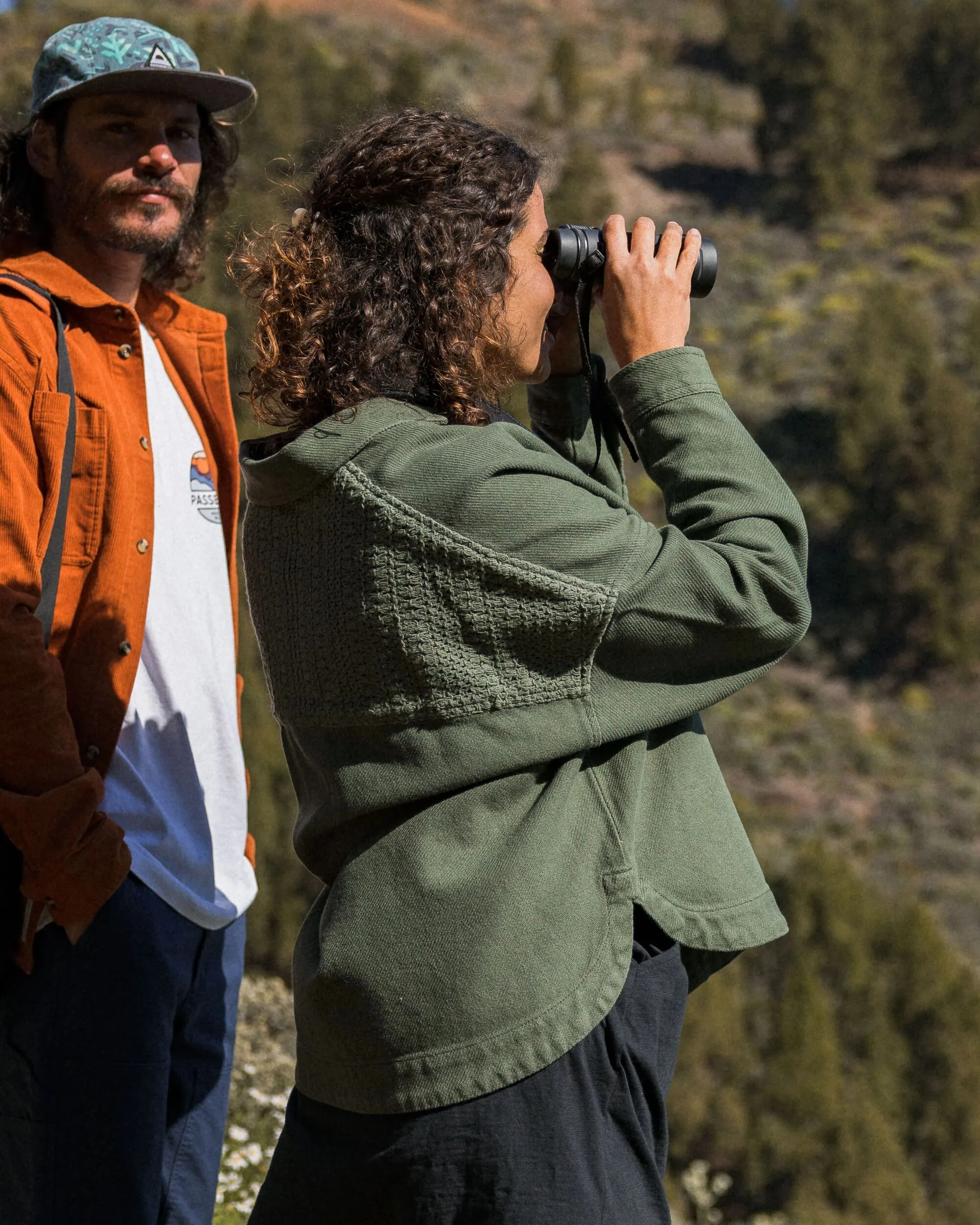 Maya Twill Overshirt - Wild Green - Image 4