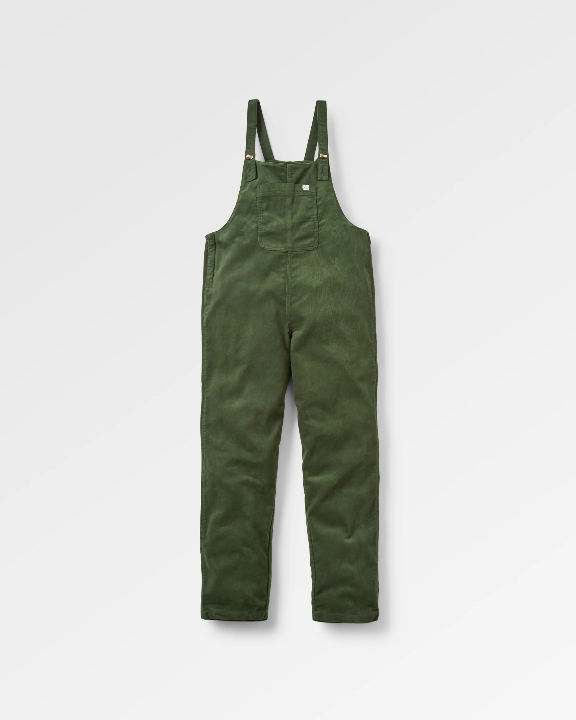 Meadows Organic Cotton Cord Dungarees - Fir Tree - Image 2