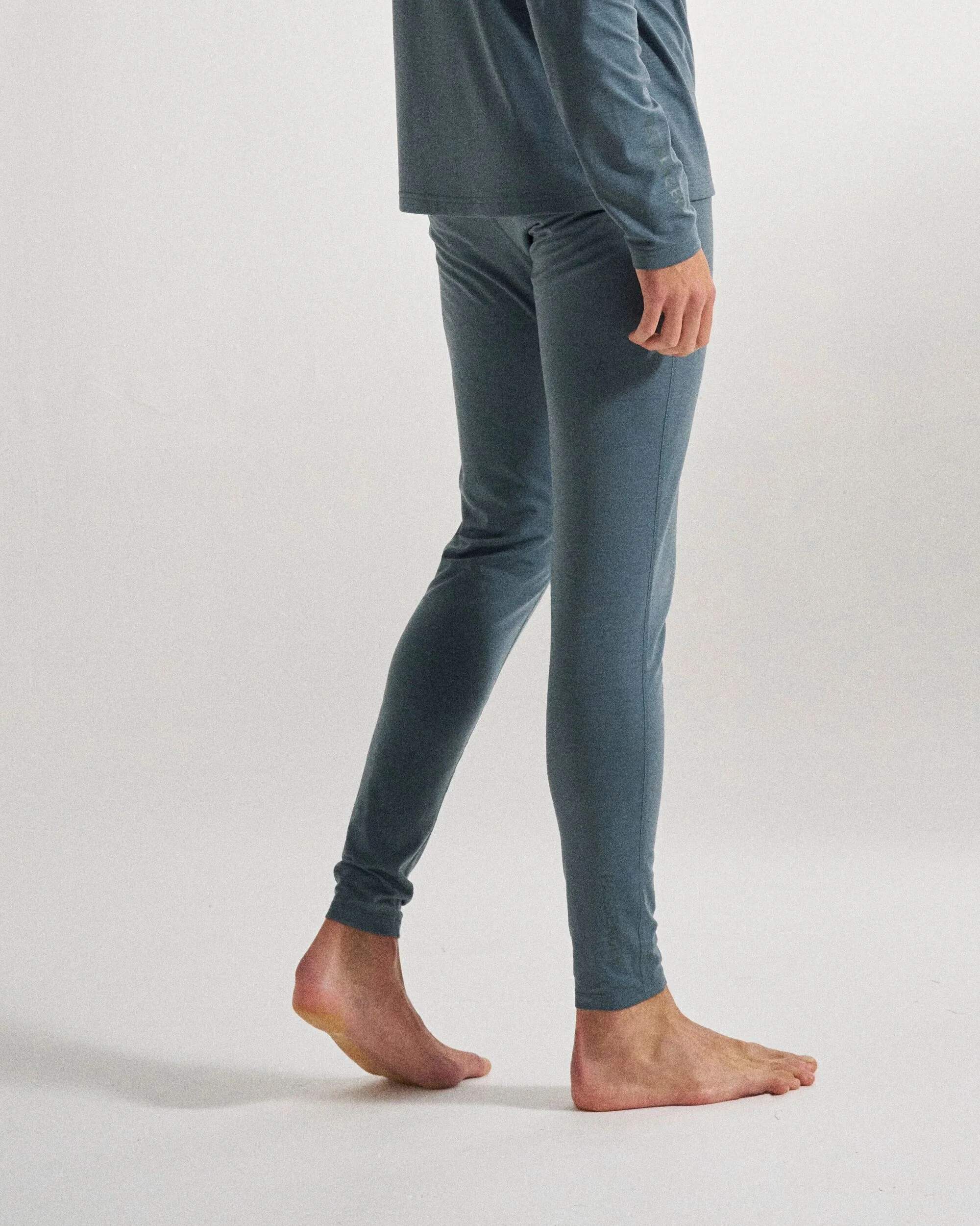 Men's Merino Blend Base Layer Bottom - Storm Grey - Image 3