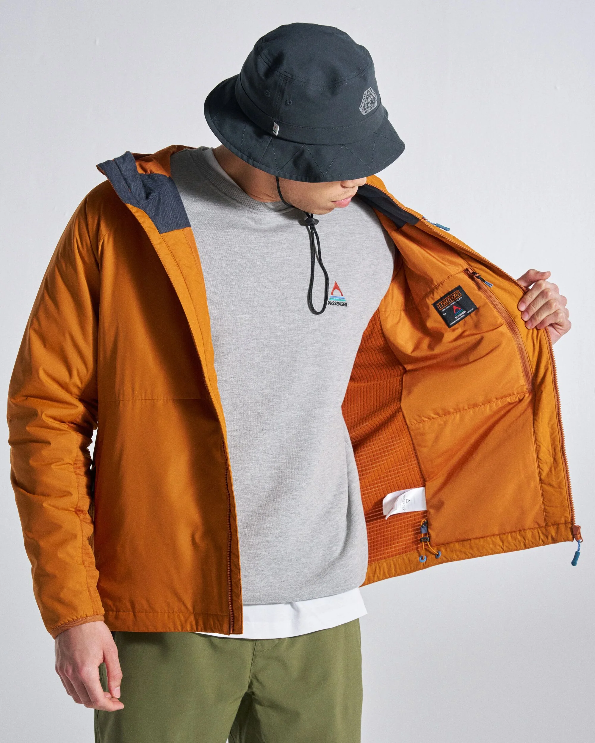 Men's Trailscape Lightweight Insulated Jacket - Retro Orange - Image 6