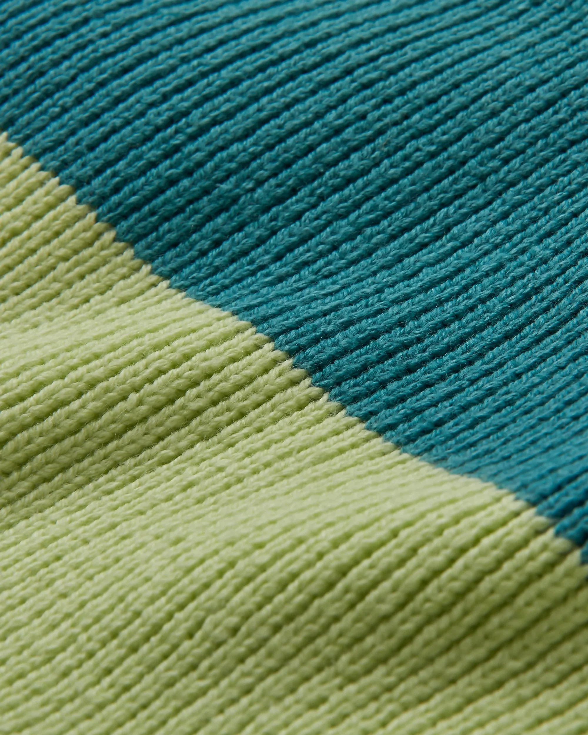 Moments Oversized Organic Knitted Hoodie - Mustard Yellow Multi Stripe - Image 3