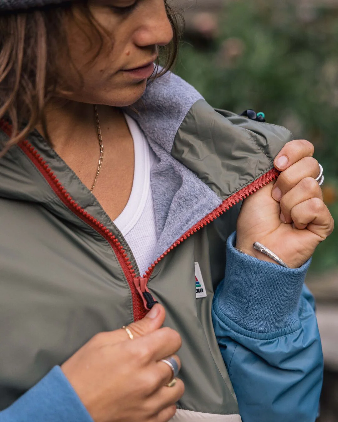 Moonlight Insulated Anorak - Dusty Olive - Image 3