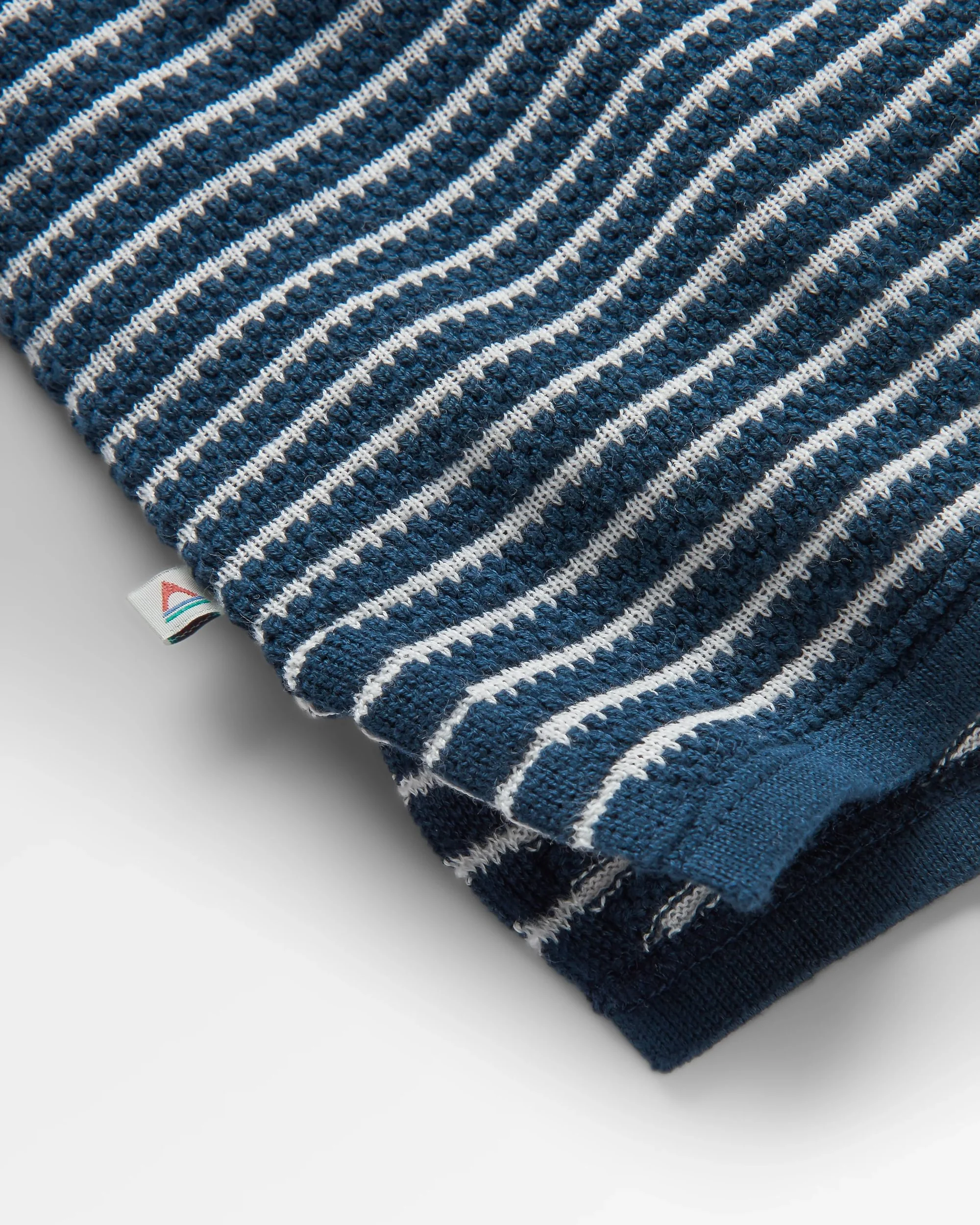 Muir Organic Knitted Jumper - Dark Denim - Image 4