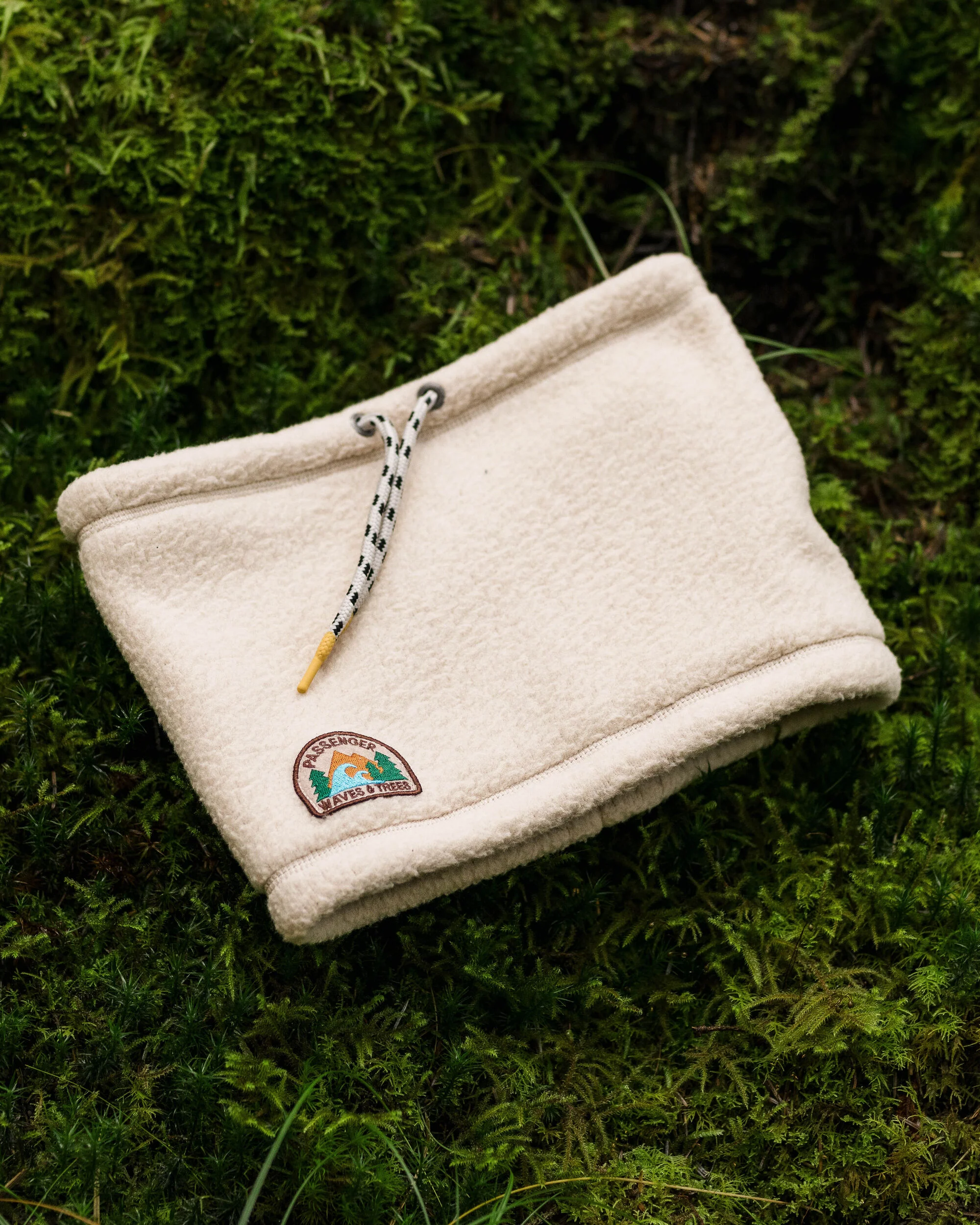 Mulled Sherpa Fleece Snood - Oatmeal - Image 2