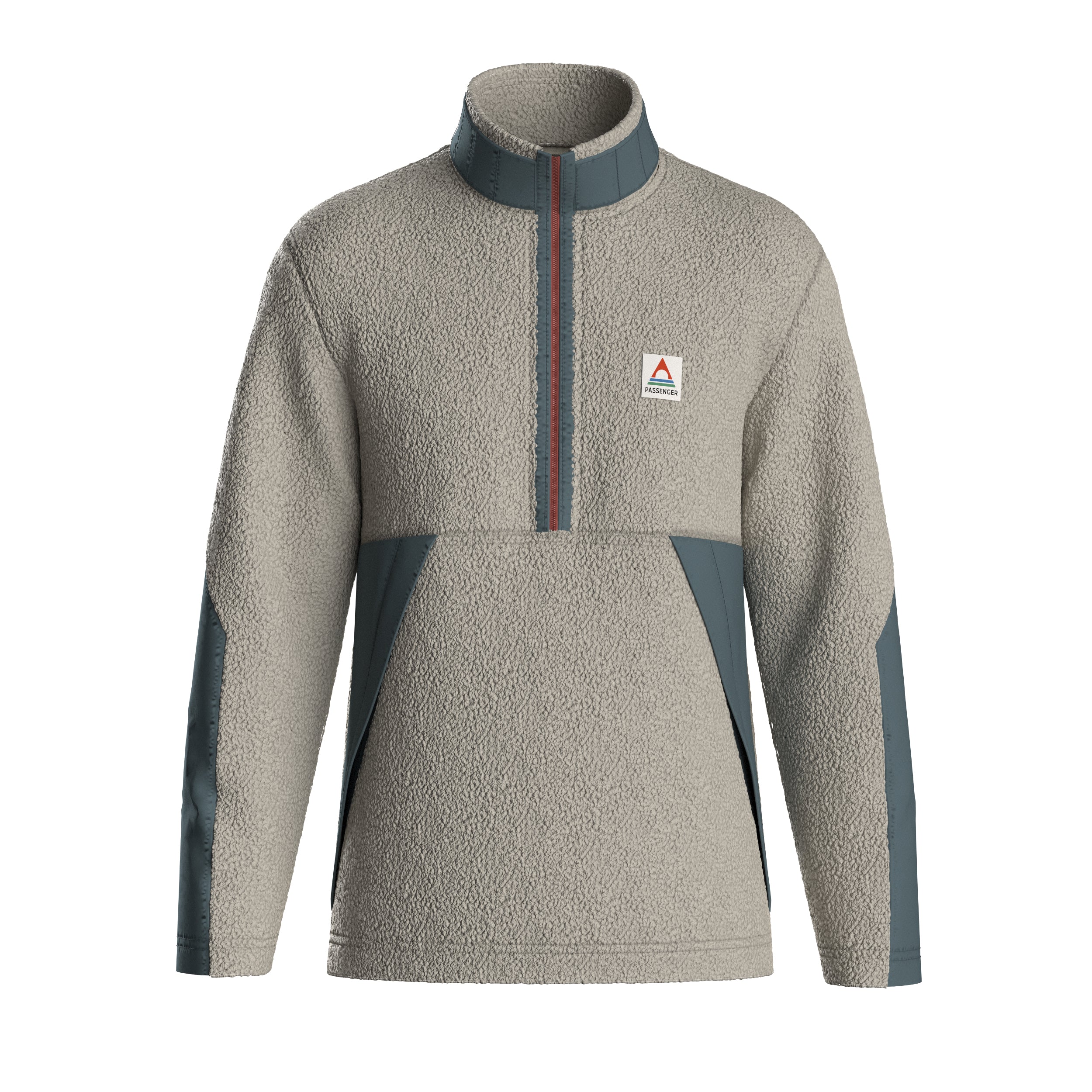 Muse Polar-Lined Sherpa Fleece - Pebble Grey - Image 12