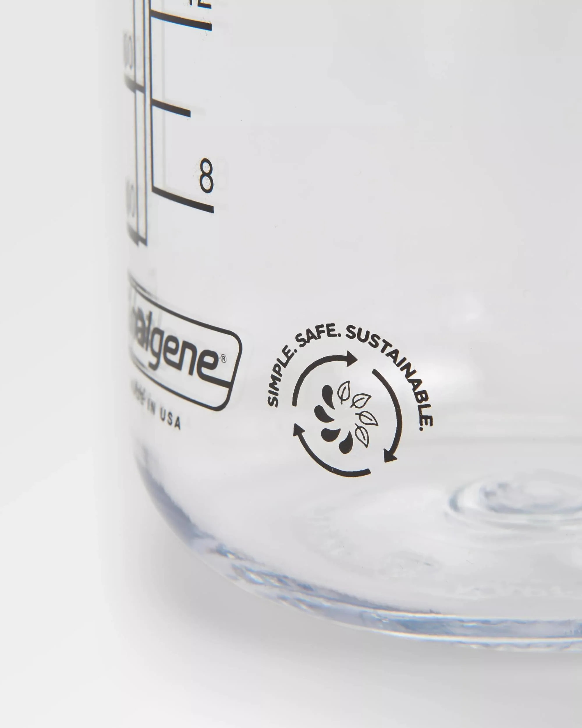 Nalgene 1L Wide Mouth Water Bottle - Clear - Clear - Image 8