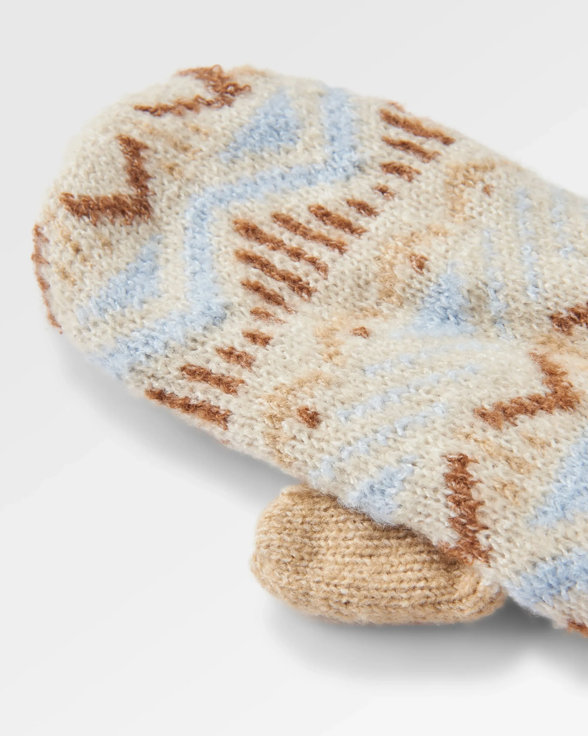 Nettle Fleece Lined Mittens - Birch - Image 6