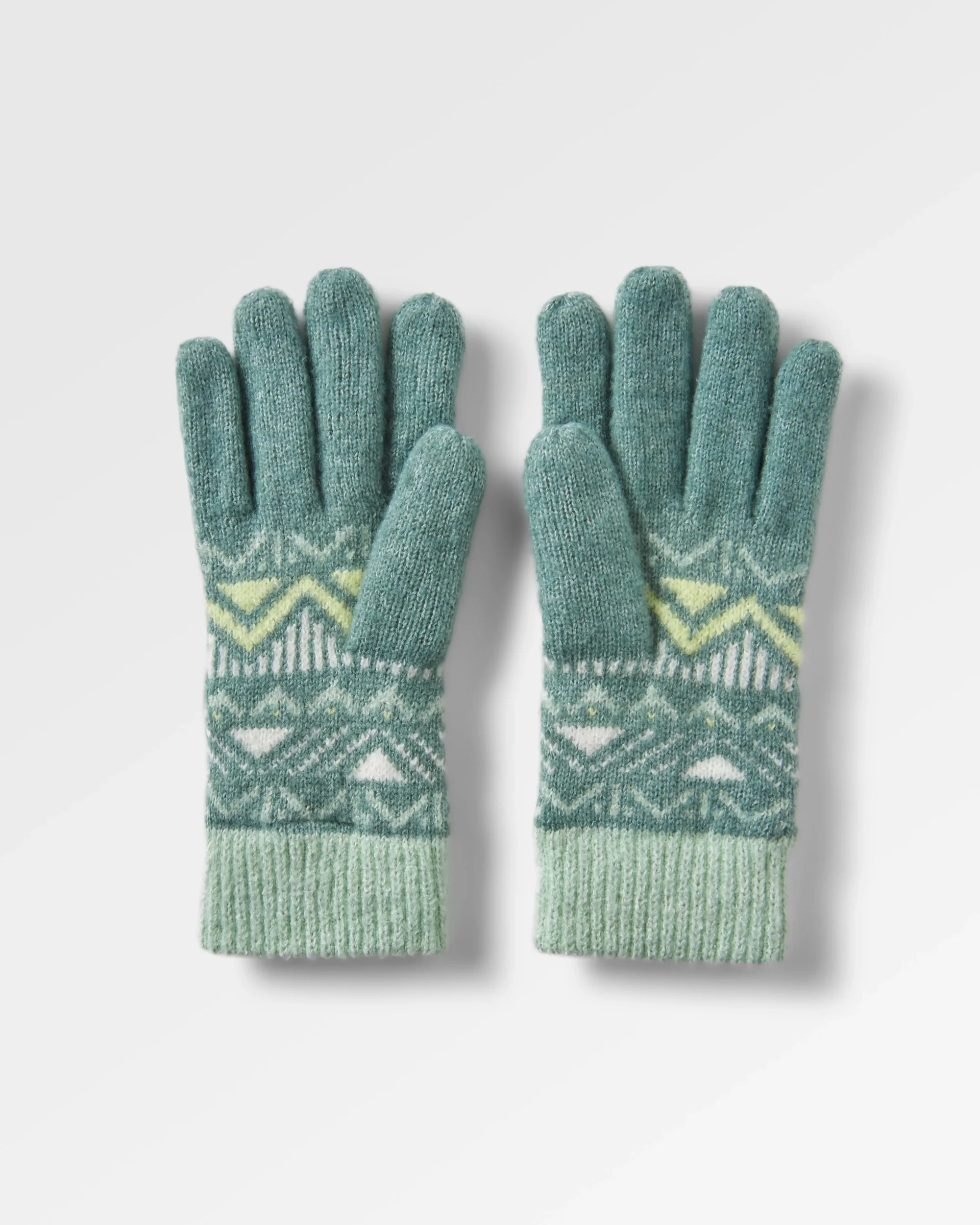 Nettle Knitted Gloves - Arctic - Image 2
