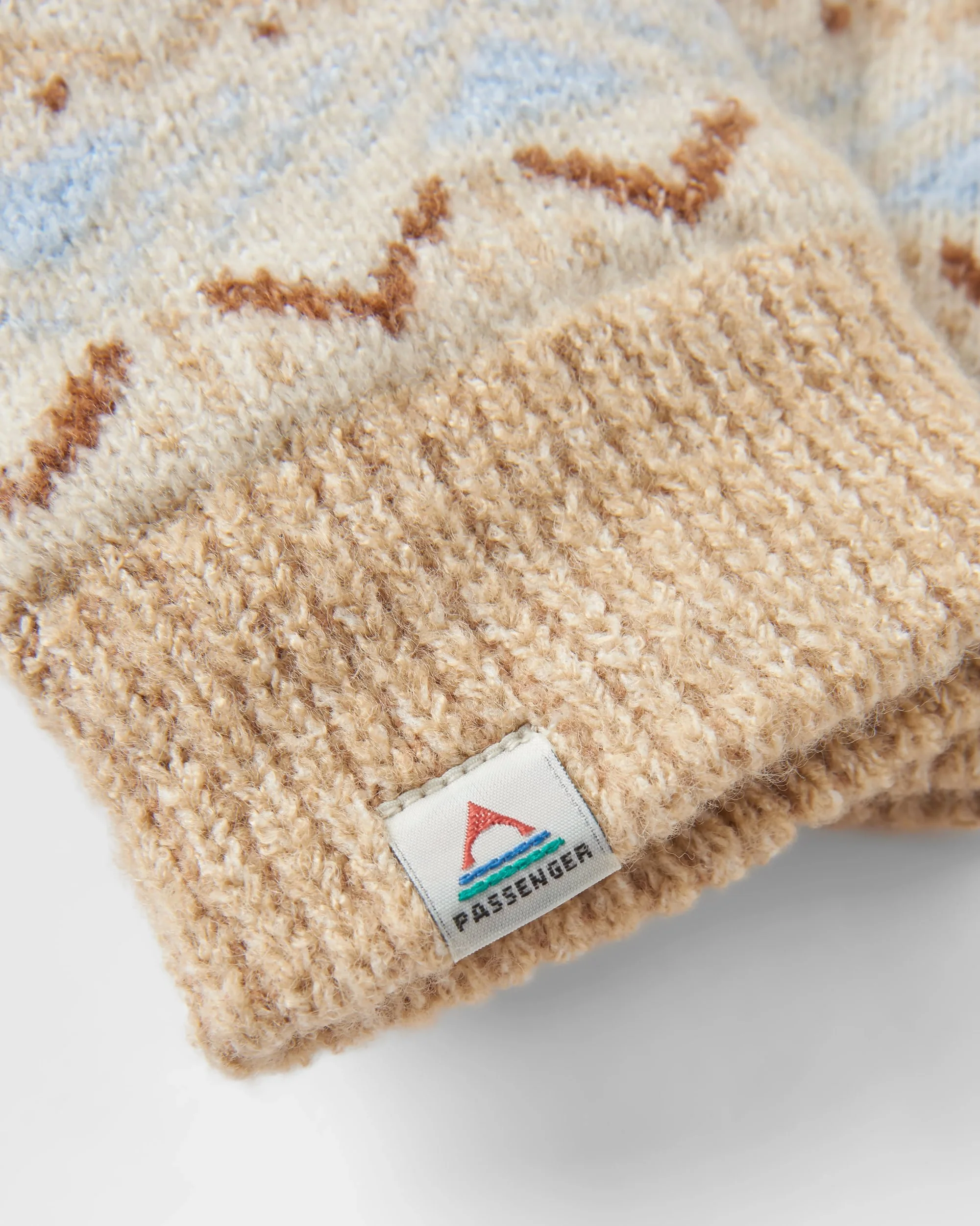Nettle Knitted Gloves - Birch - Image 2