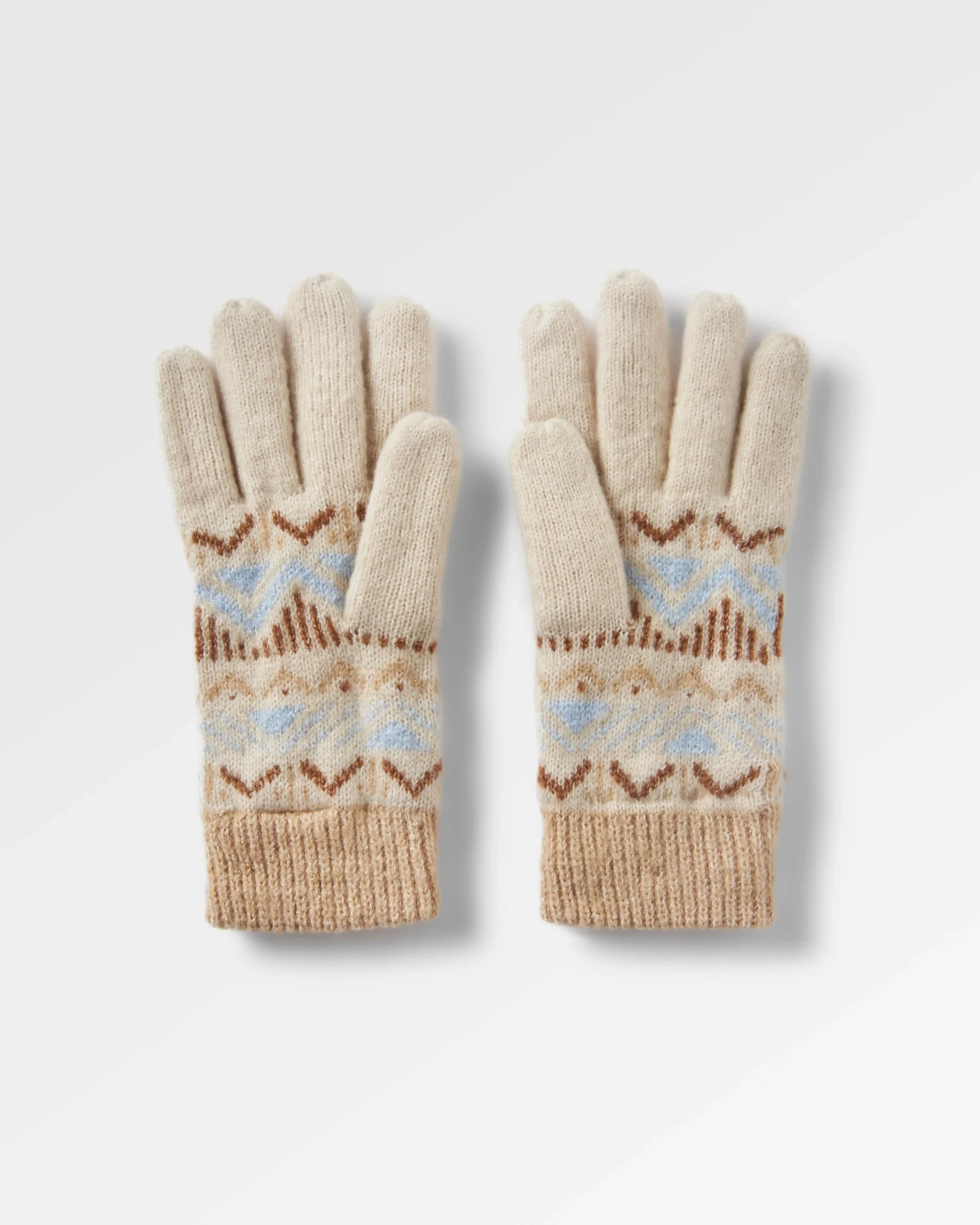 Nettle Knitted Gloves - Birch - Image 3
